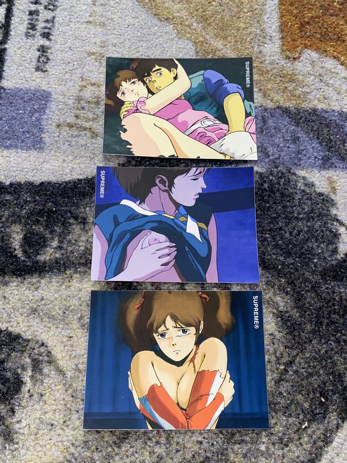 Supreme Toshio Maeda Overfiend Stickers (SET OF 3)