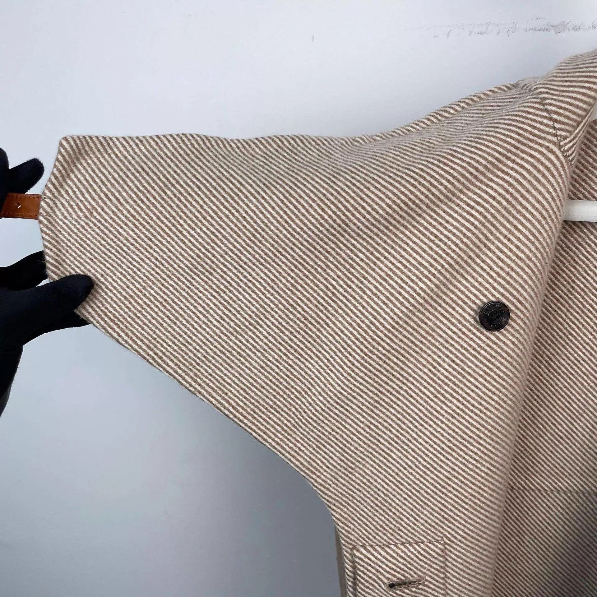 Hermes Hermes Check Overcoat 36 Size XS / US 0-2 / IT 36-38 - 4 Thumbnail