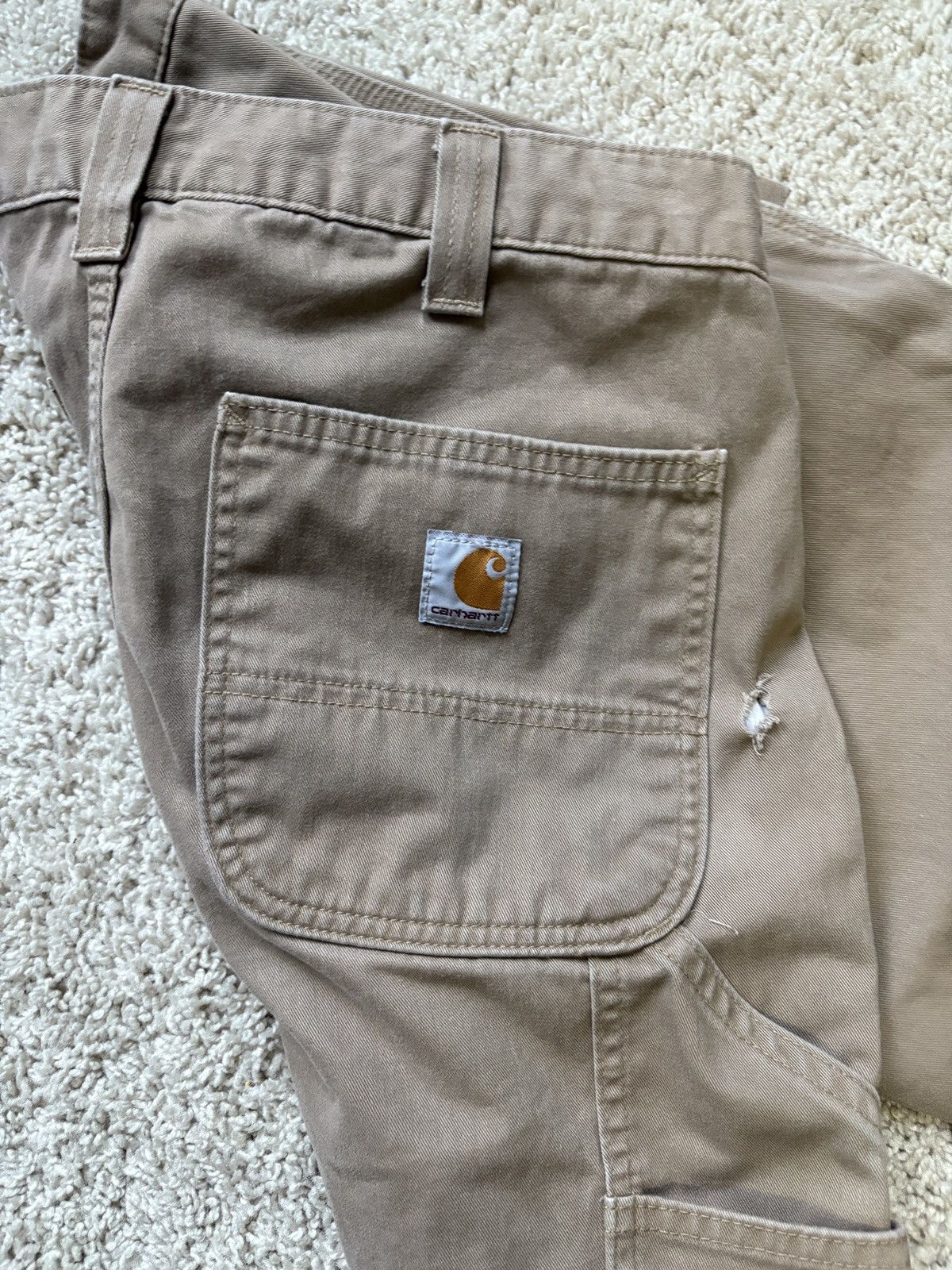 Carhartt × Vintage Carhartt workwear Carpenter pants 34/30 Size US 34 / EU 50 - 2 Thumbnail