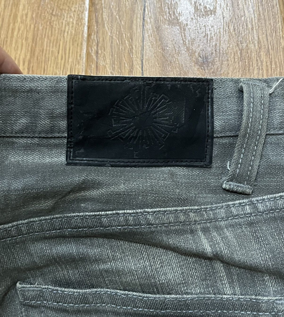Tornado Mart Vintage 90s Tornado Mart Waxed Jeans Size US 31 - 7 Thumbnail
