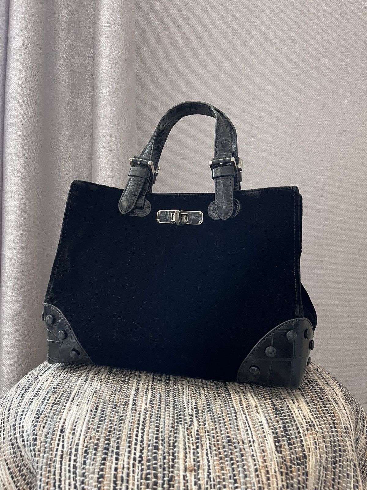 Emporio Armani Hype Giorgio Armani Gargonne bag luxury velour Y2K Size ONE SIZE - 1 Thumbnail