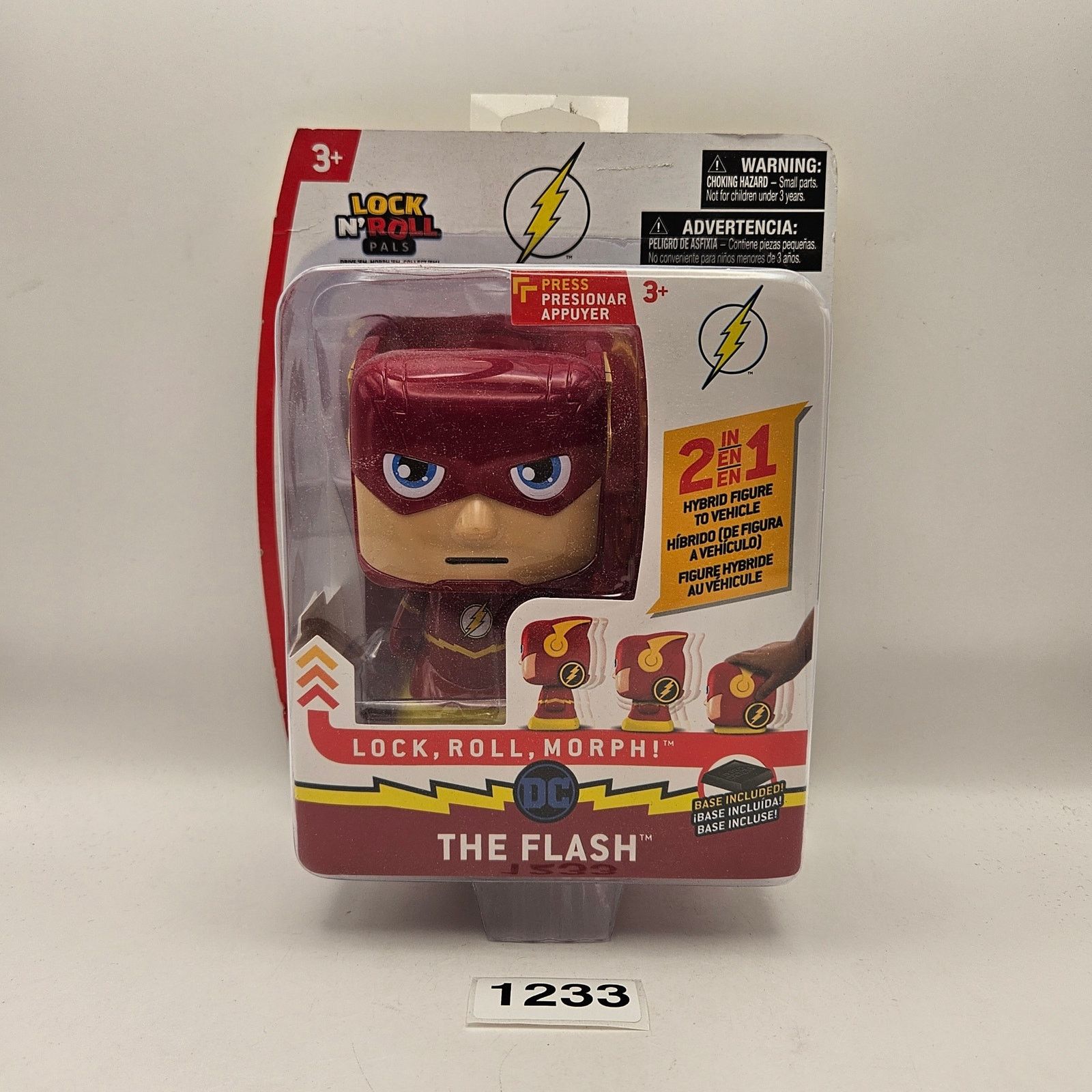 DC Comics LOCK N' PALS 2 IN 1 HYBRID FIGURE VEHICLE ITEM DC THE FLASH Size ONE SIZE - 1 Thumbnail
