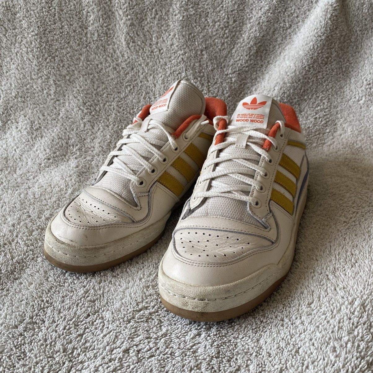 Adidas × Wood Wood ADIDAS x WOOD WOOD Forum Low Trainers (9.5 US) Size US 9.5 / EU 42-43 - 4 Thumbnail
