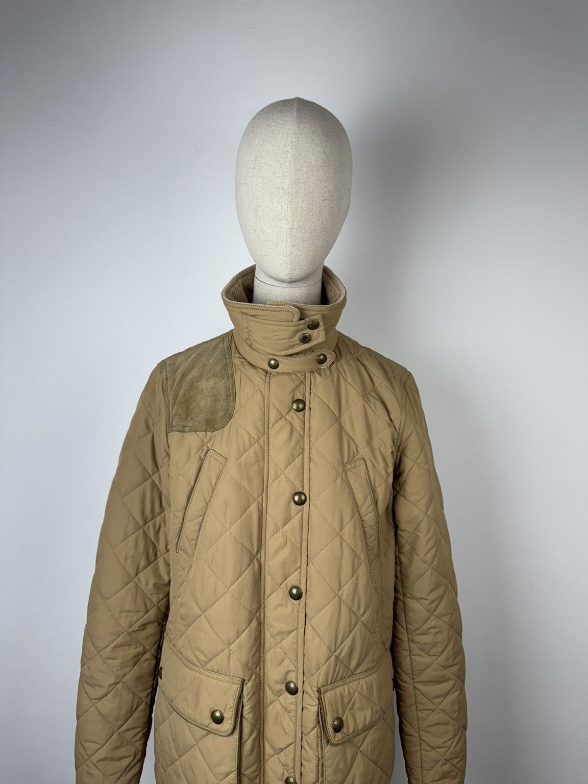 Lauren Ralph Lauren × Vintage Women’s Vintage Lauren Ralph Lauren Hunting Quilt Jacket Size L / US 10 / IT 46 - 4 Thumbnail