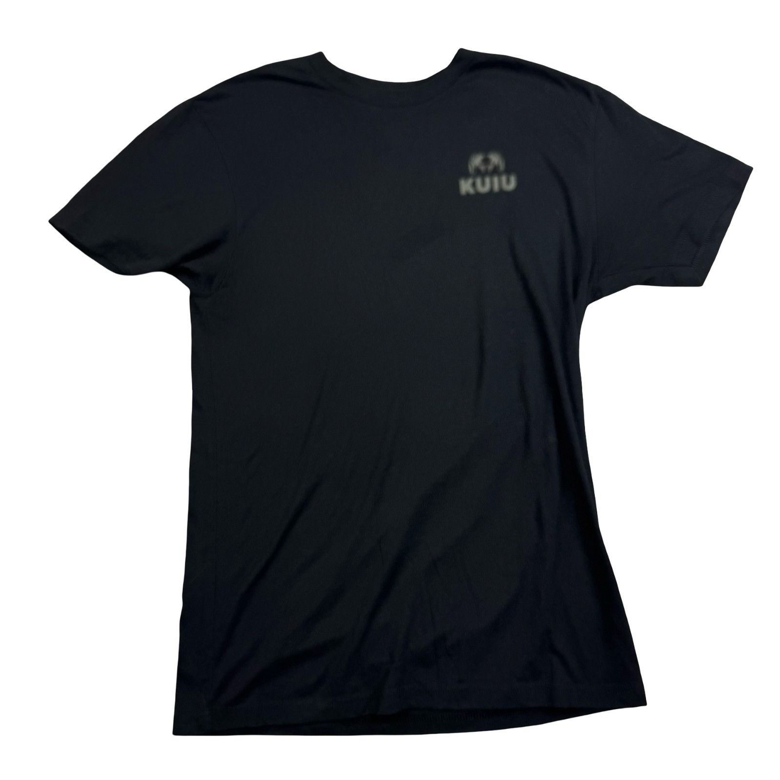 Other Kulu Men's Cotton Blend S/S Crewneck T-Shirt Black • Medium Size US M / EU 48-50 / 2 - 2 Thumbnail