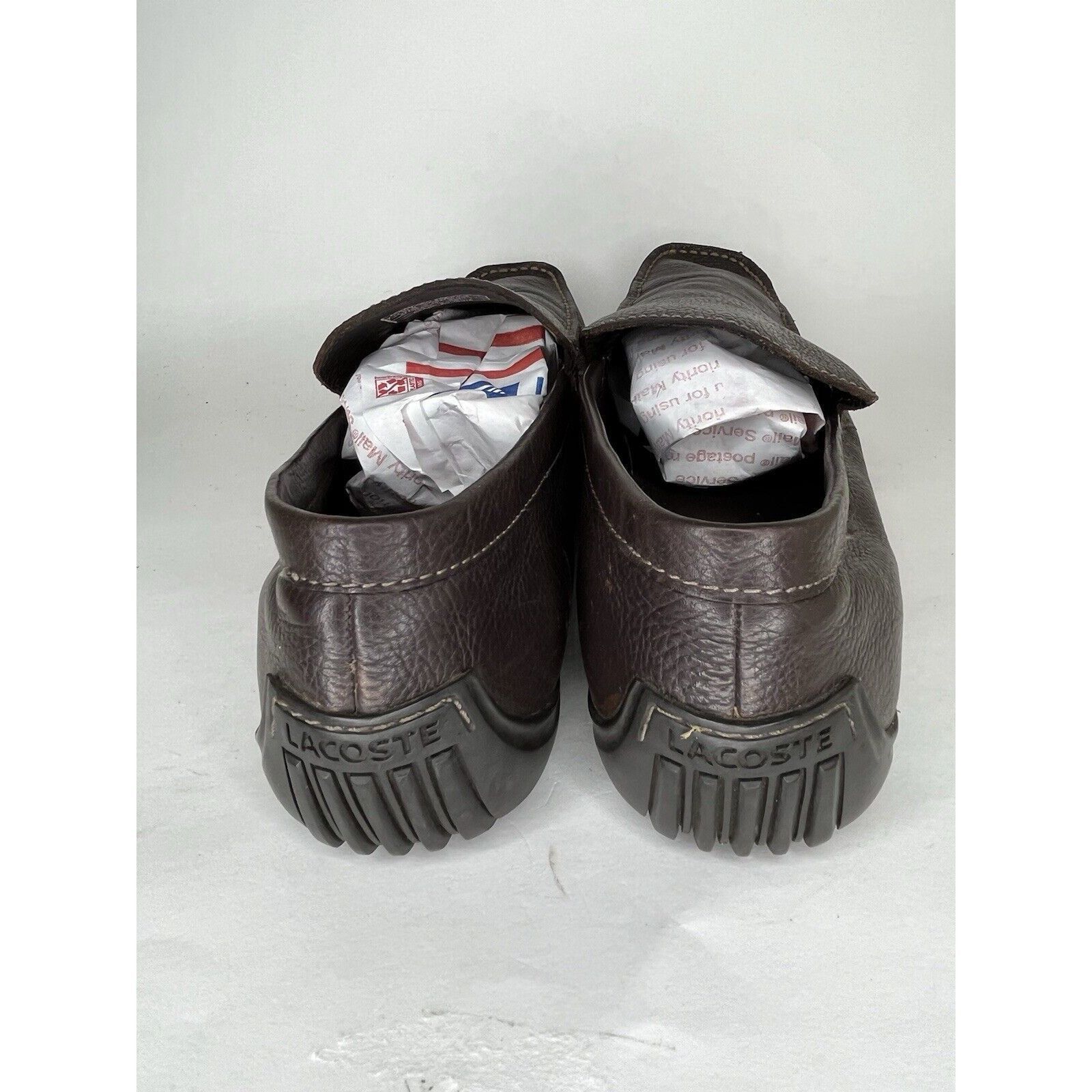 Lacoste Lacoste Brown Leather Casual Comfort Driving Loafers Shoes M Size US 13 / EU 46 - 4 Thumbnail