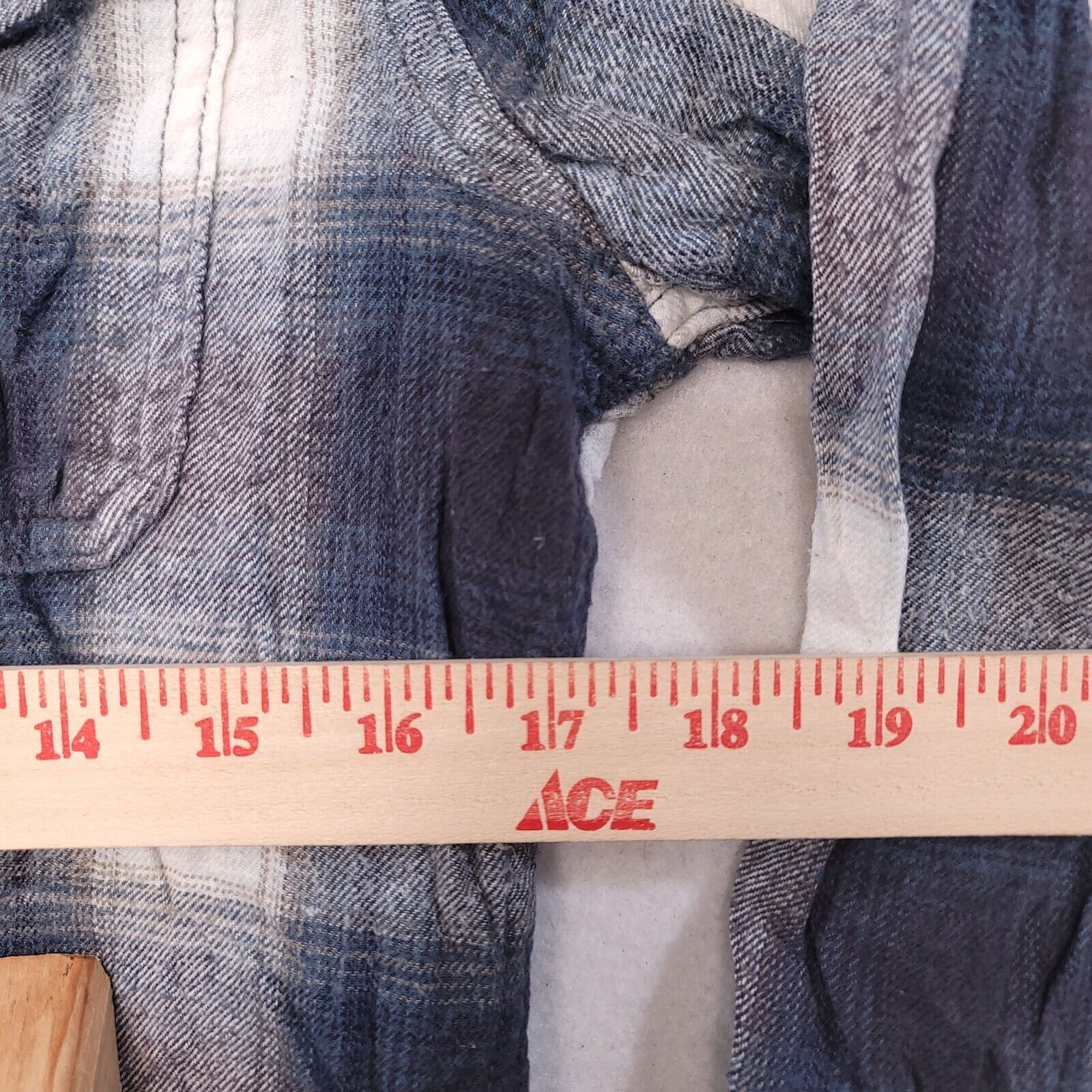 Sonoma Sonoma Tartan Flannel Shirt Mens Size Small S Blue White Size US S / EU 44-46 / 1 - 8 Thumbnail