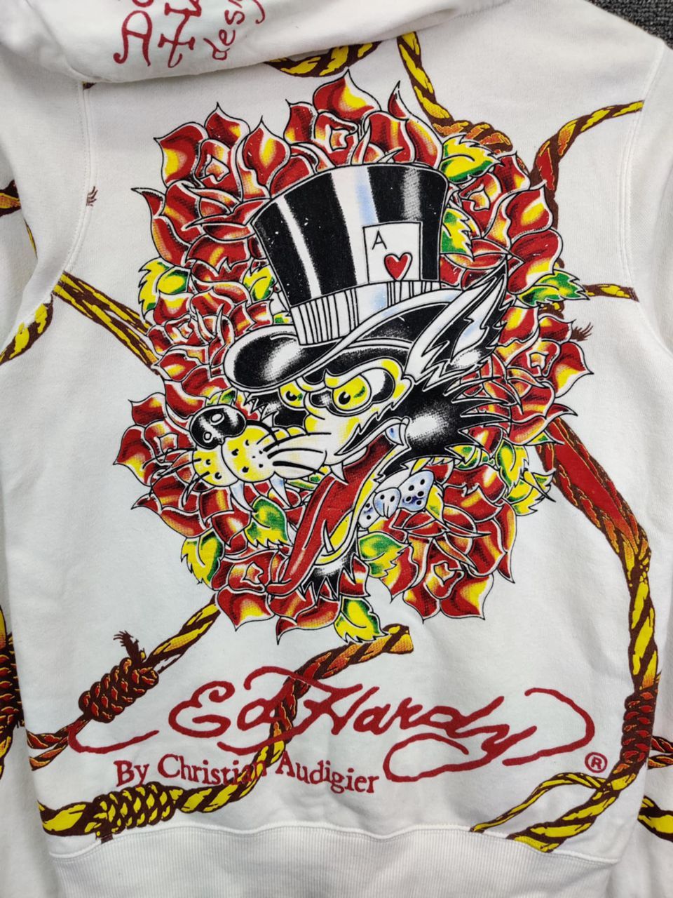 Ed Hardy Vintage Ed Hardy Christian Audigier Zipper Hoodie Size US S / EU 44-46 / 1 - 3 Thumbnail