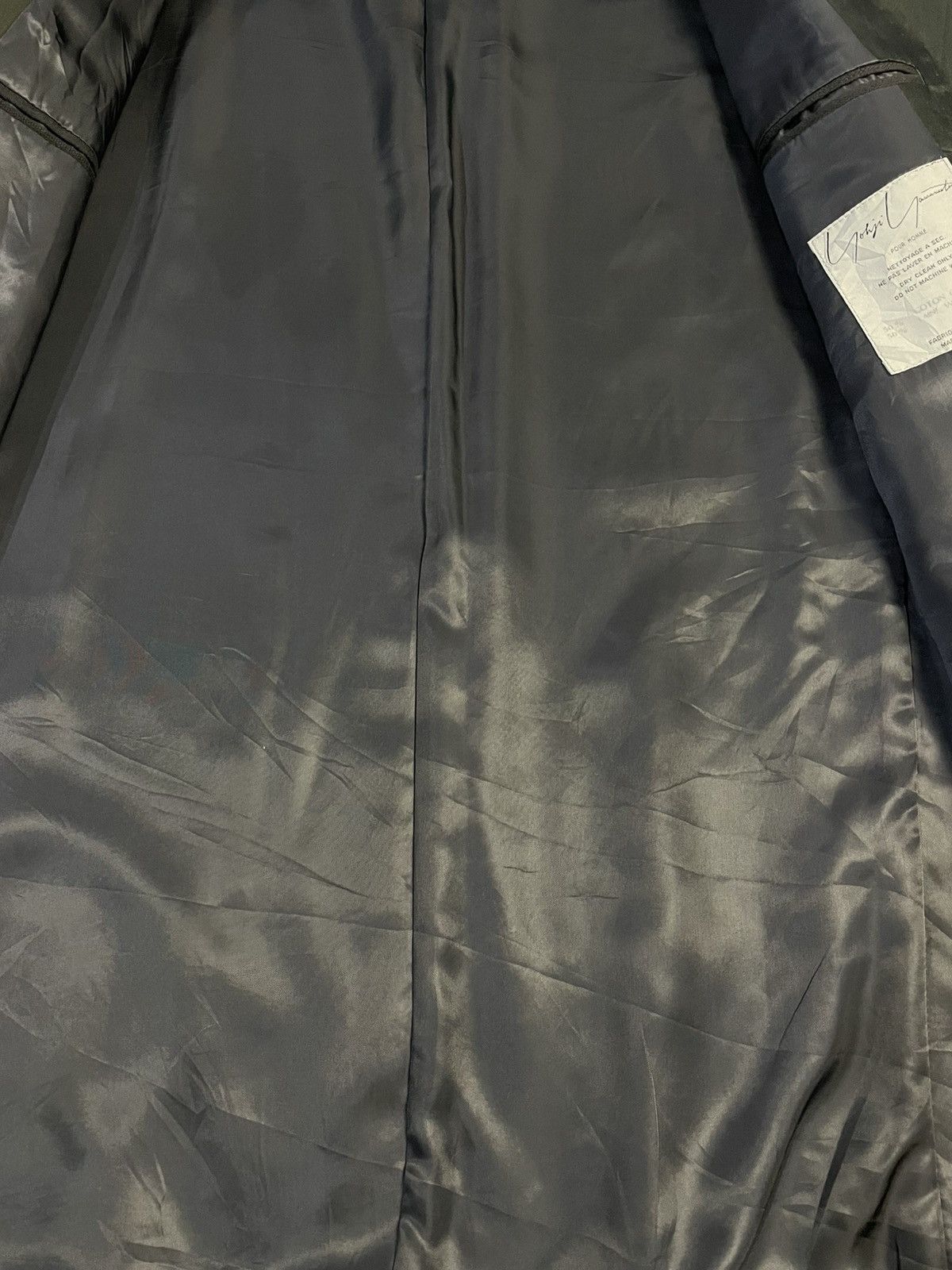 Yohji Yamamoto Vintage 90s Yohji Yamamoto Pour Homme Blazer Jacket Size US L / EU 52-54 / 3 - 6 Thumbnail