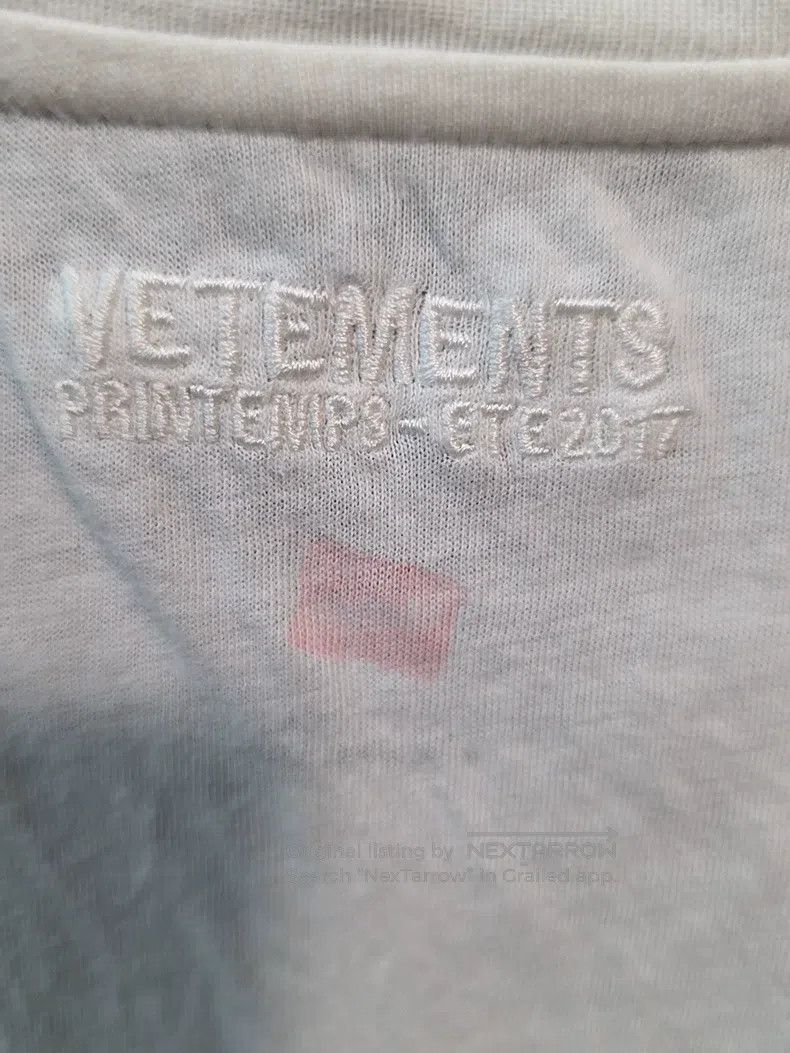 Vetements VETEMENTS Grey T-Shirt Size US XS / EU 42 / 0 - 5 Thumbnail
