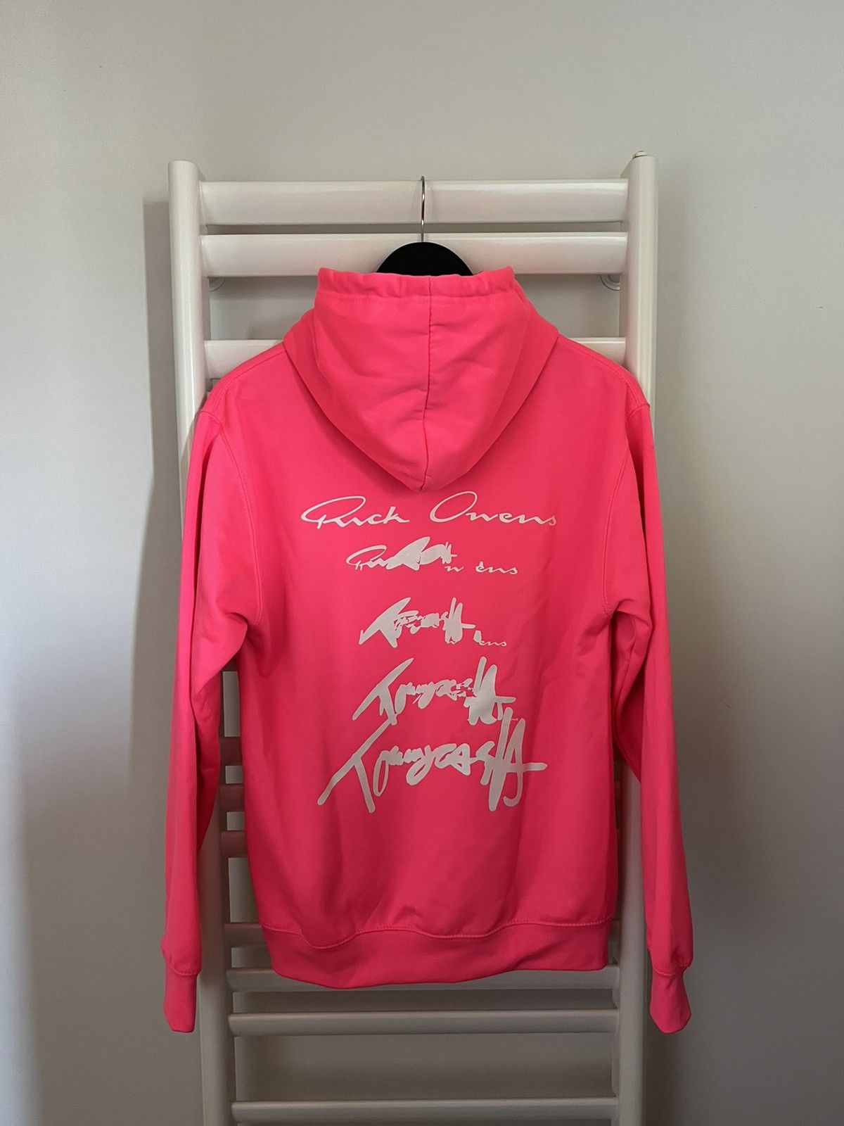 Rick Owens x Tommy Cash Pink Hoodie