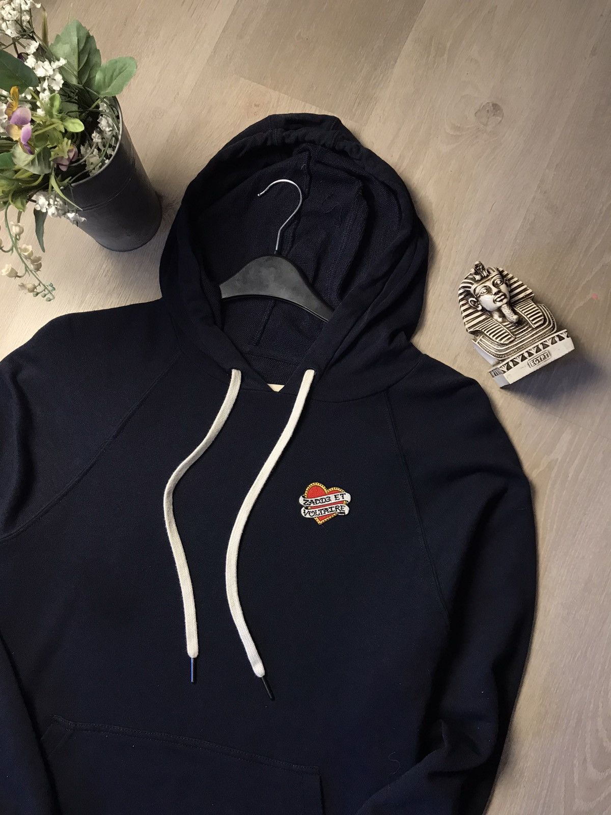Designer × Vintage × Zadig & Voltaire Zadig & Voltaire Clipper small heart hoodie Size US M / EU 48-50 / 2 - 2 Thumbnail