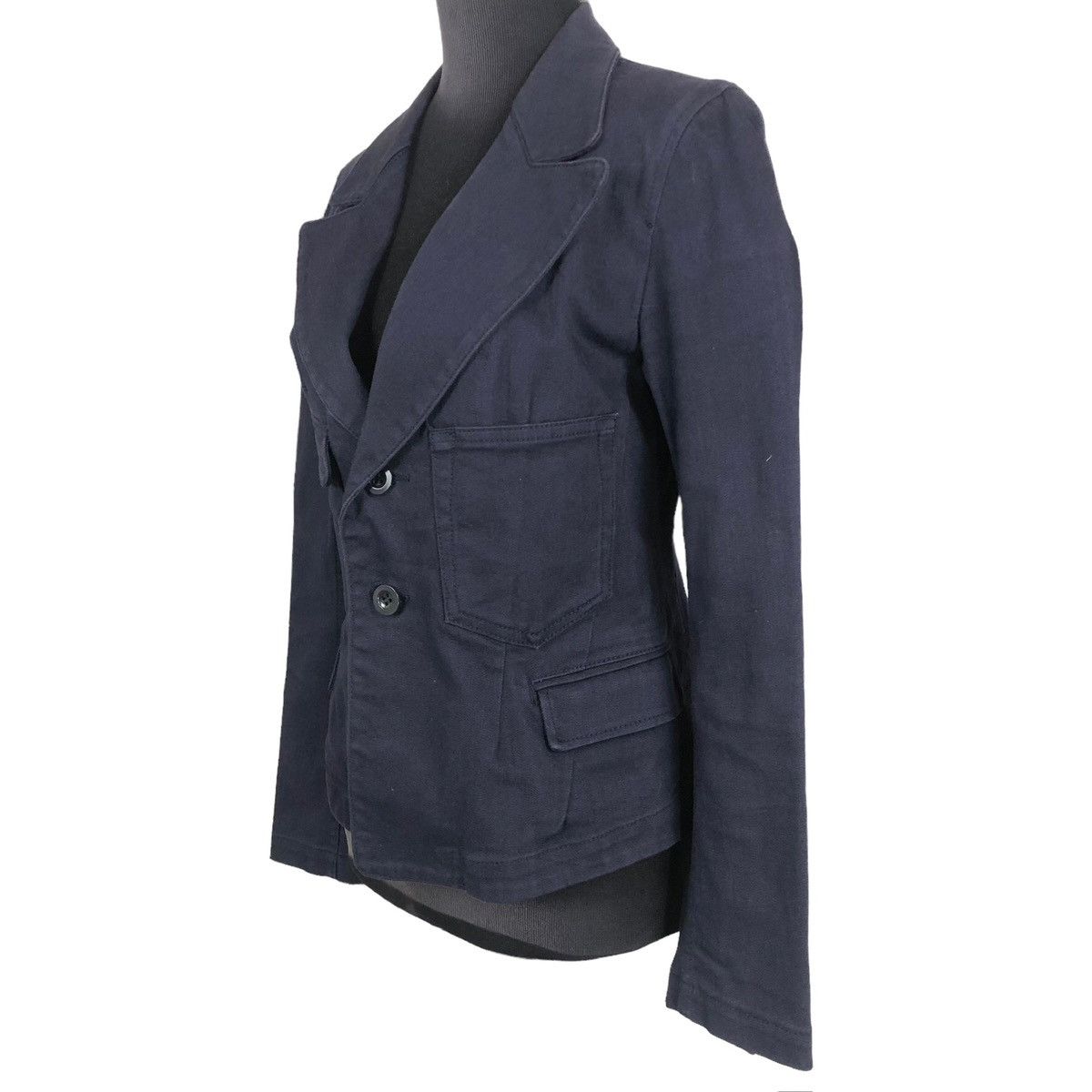 Yohji Yamamoto Vintage Yohji Yamamoto + Noir 2009 A/W Tailored Jacket Size S / US 4 / IT 40 - 4 Thumbnail