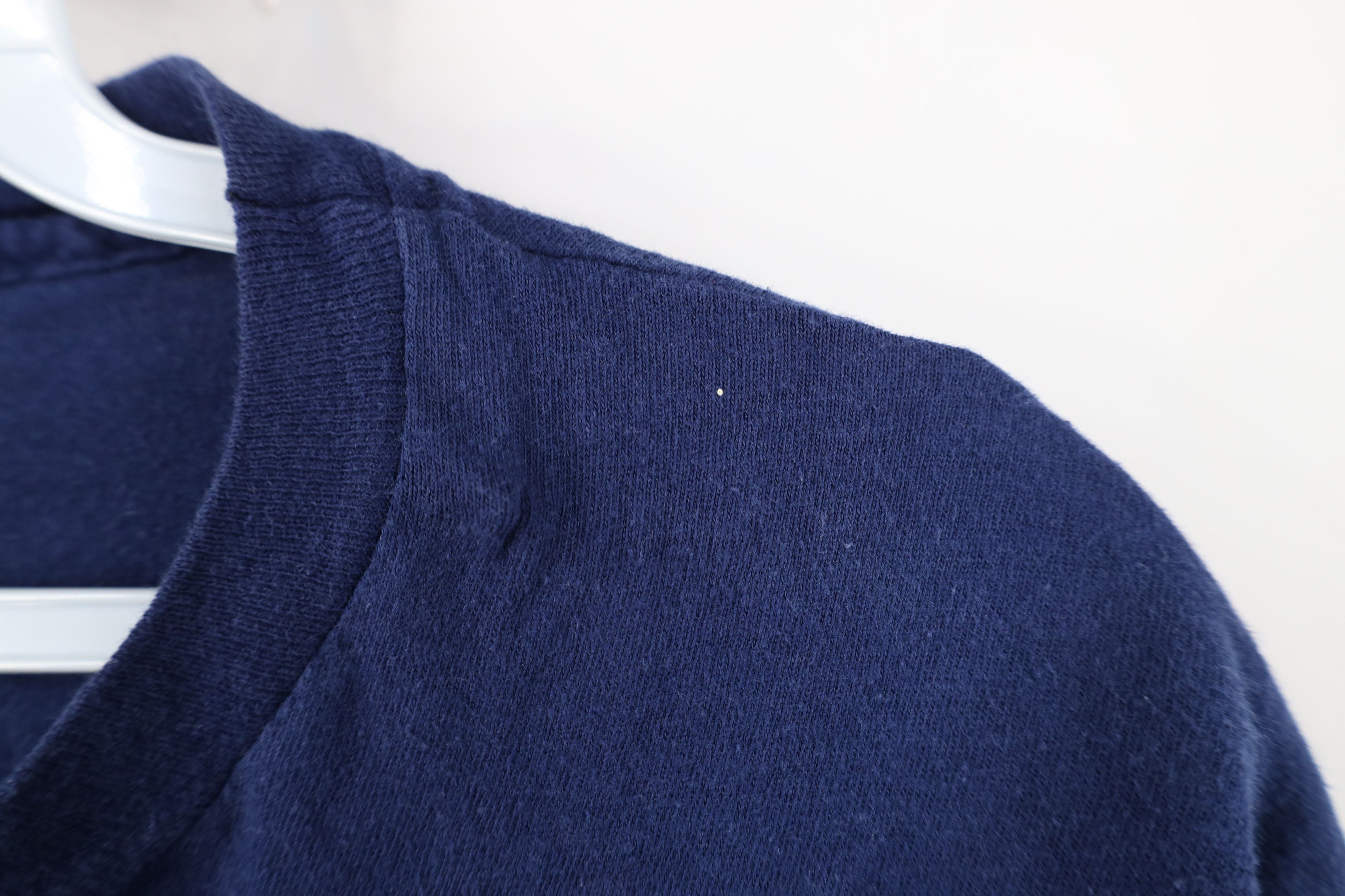 Vintage Vintage 80s Walter Raleigh Aromatic Tobacco T-Shirt Blue USA Size US XL / EU 56 / 4 - 7 Thumbnail