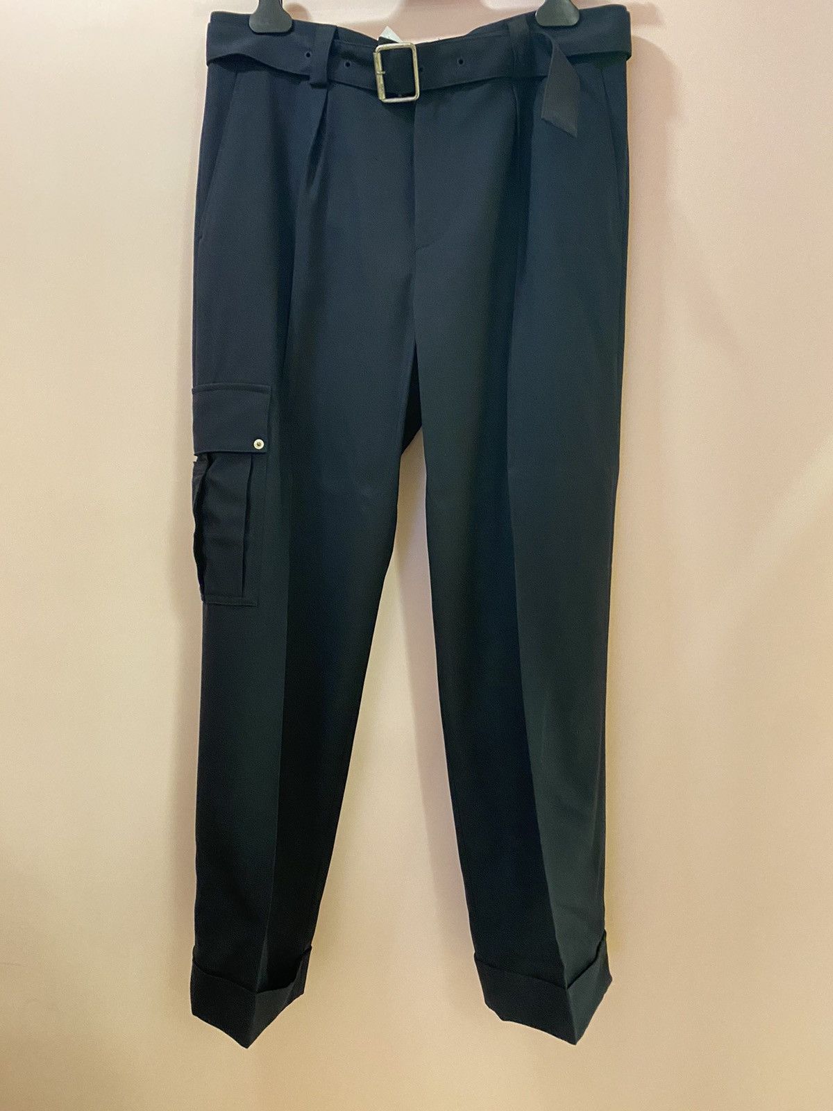 Loewe Loewe navy wool cargo pants 48 Size US 32 / EU 48 - 3 Thumbnail