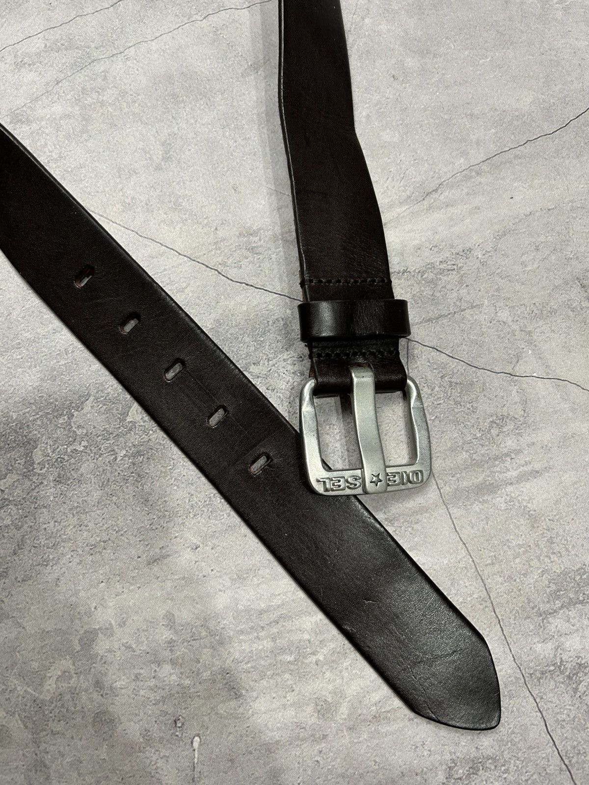Diesel Vintage Diesel Leather Belts Y2K Opium Style Streetwear Rare Size ONE SIZE - 7 Thumbnail