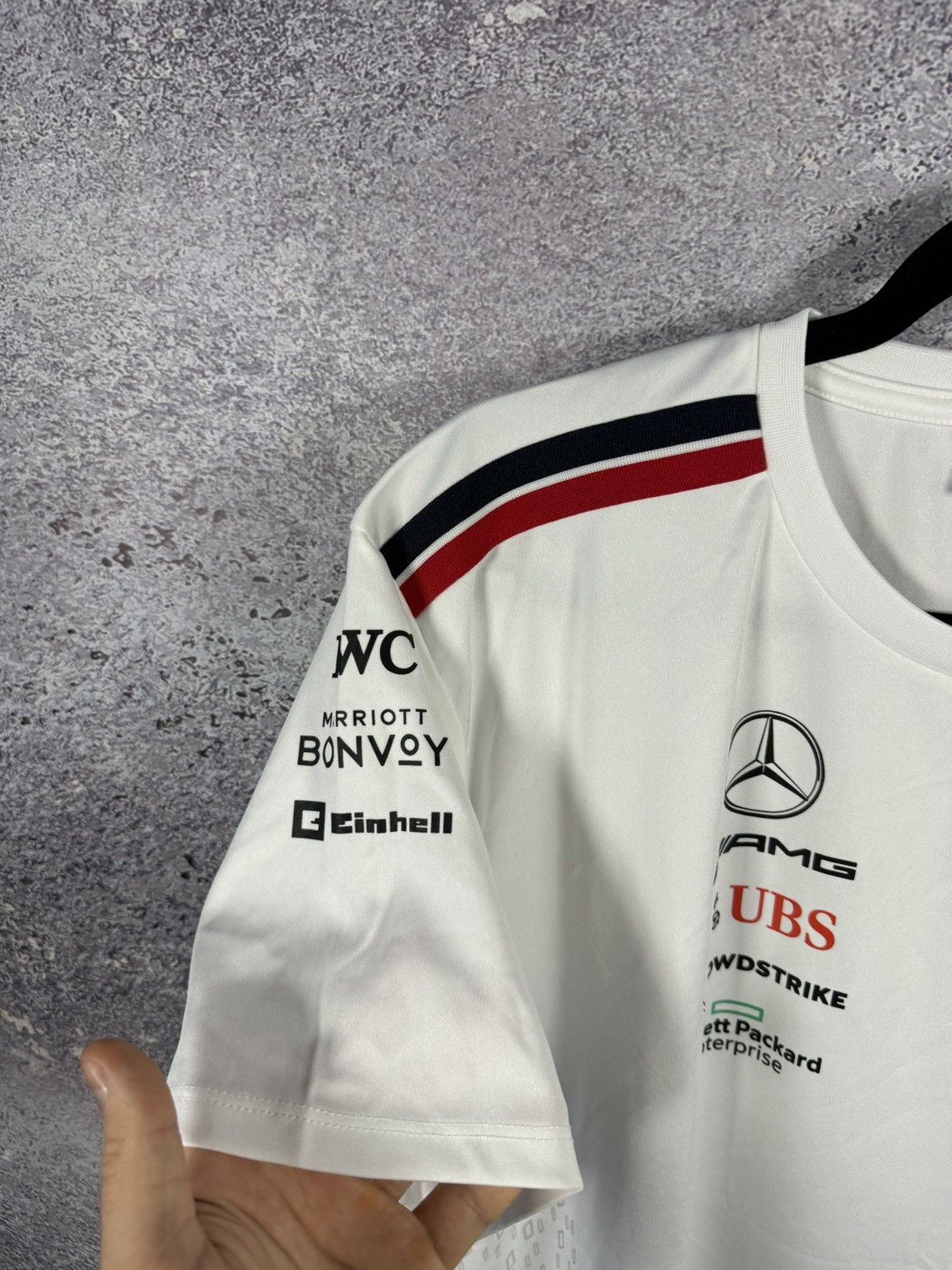 Formula 1 × Mercedes-Benz AMG Petronas Formula 1 Team Racing New T shirt Blokcore Size US XXL / EU 58 / 5 - 6 Thumbnail