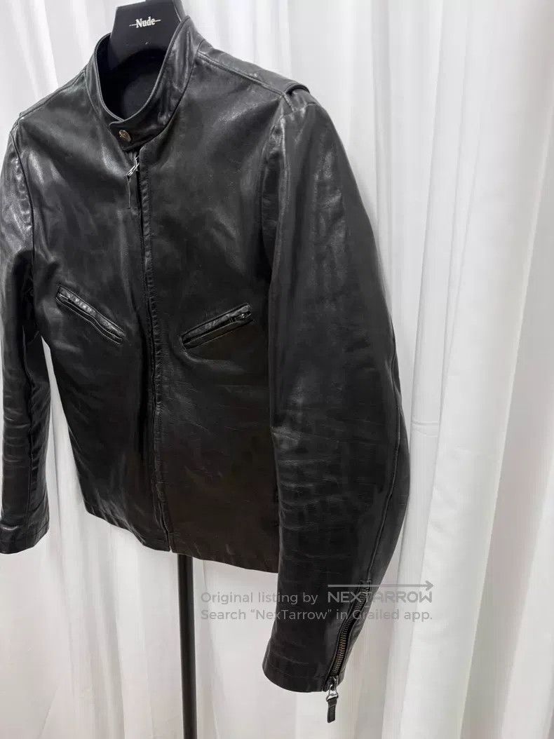 Helmut Lang HELMUT LANG Reverse八字 Zipper Biker Jacket Size US S / EU 44-46 / 1 - 2 Thumbnail