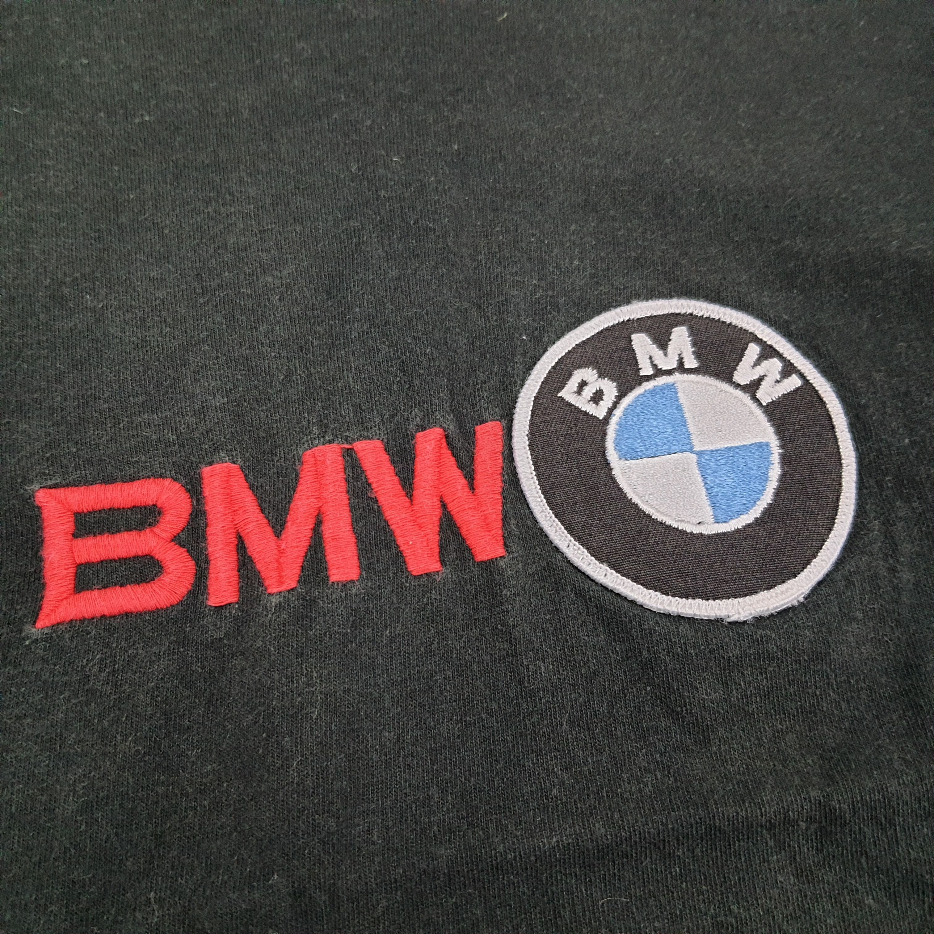 BMW × Vintage Vintage BMW Logo Embroidery Motorsport Racing T-shirt Size US S / EU 44-46 / 1 - 2 Thumbnail