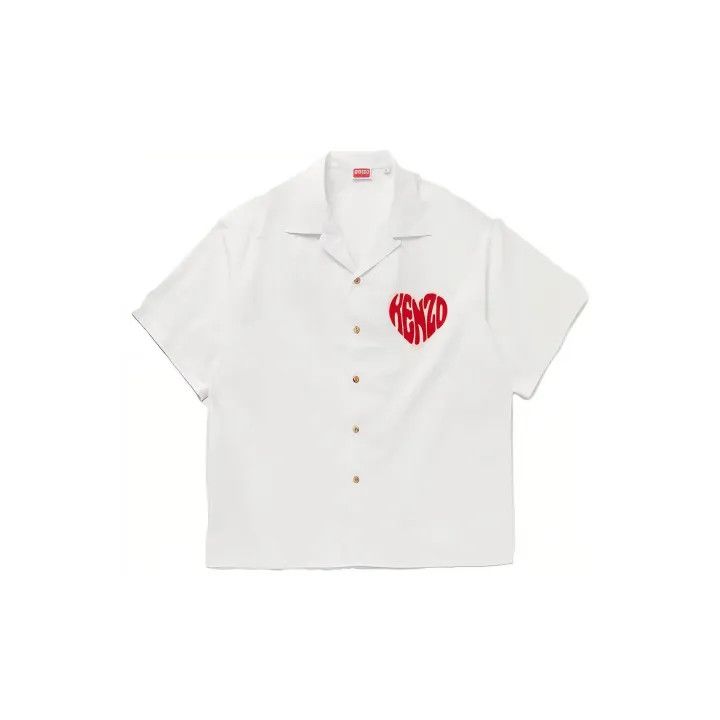 Kenzo Kenzo Short Sleeve Button-Up Shirt for Men 0079 Size US L / EU 52-54 / 3 - 1 Thumbnail