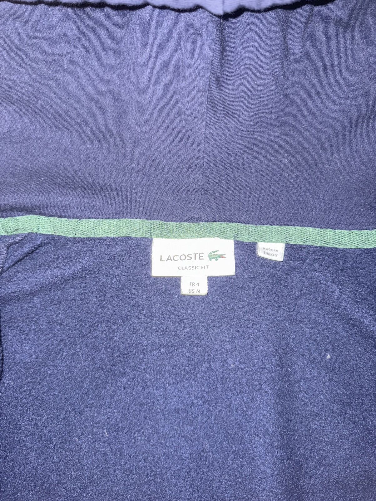Lacoste navy blue lacoste zip up Size US M / EU 48-50 / 2 - 4 Thumbnail