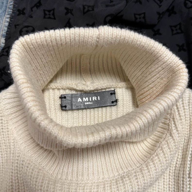 Amiri Amiri 19fw patchwork wool sweater Size US S / EU 44-46 / 1 - 3 Thumbnail