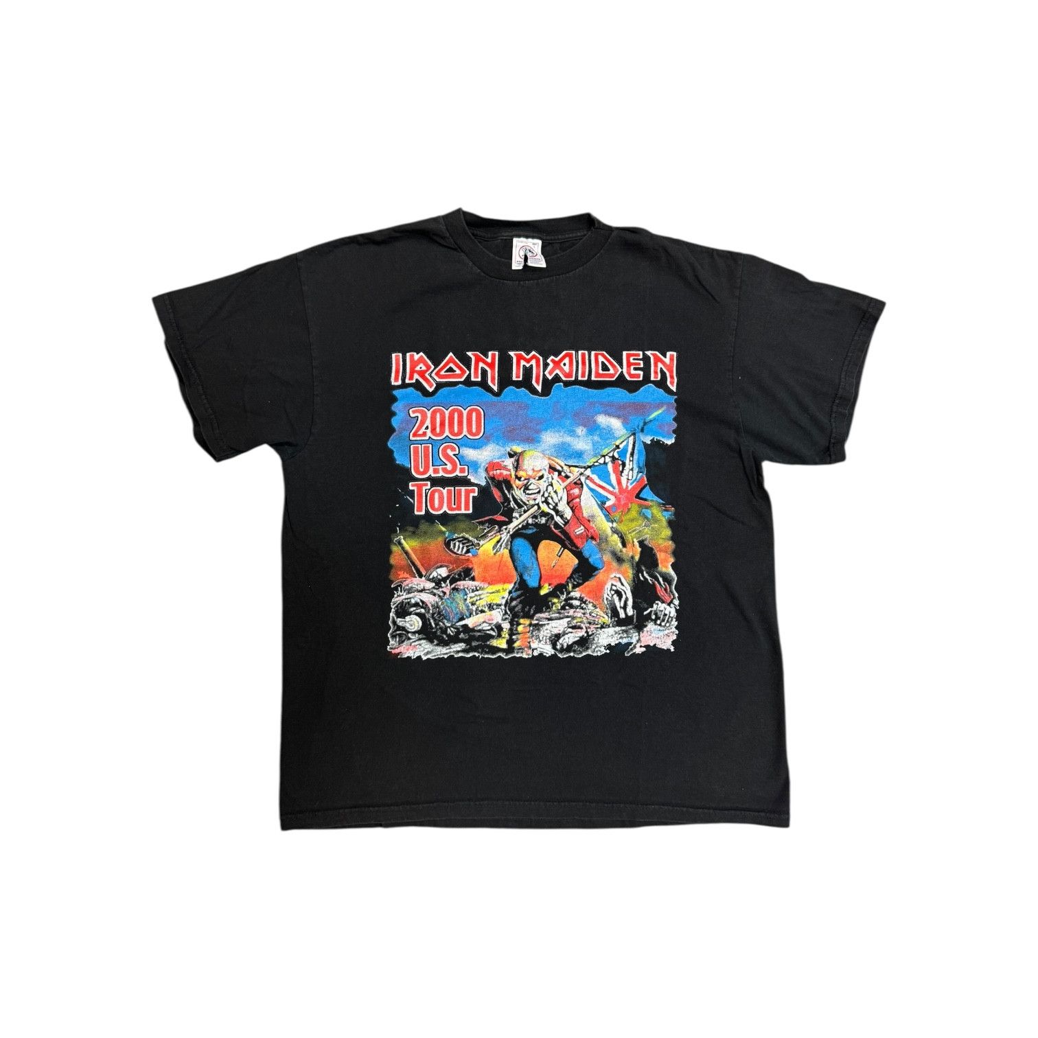Vintage 2000 Iron Maiden US Tour Short Sleeve Tee Shirt Black Multi Size US L / EU 52-54 / 3 - 1 Thumbnail