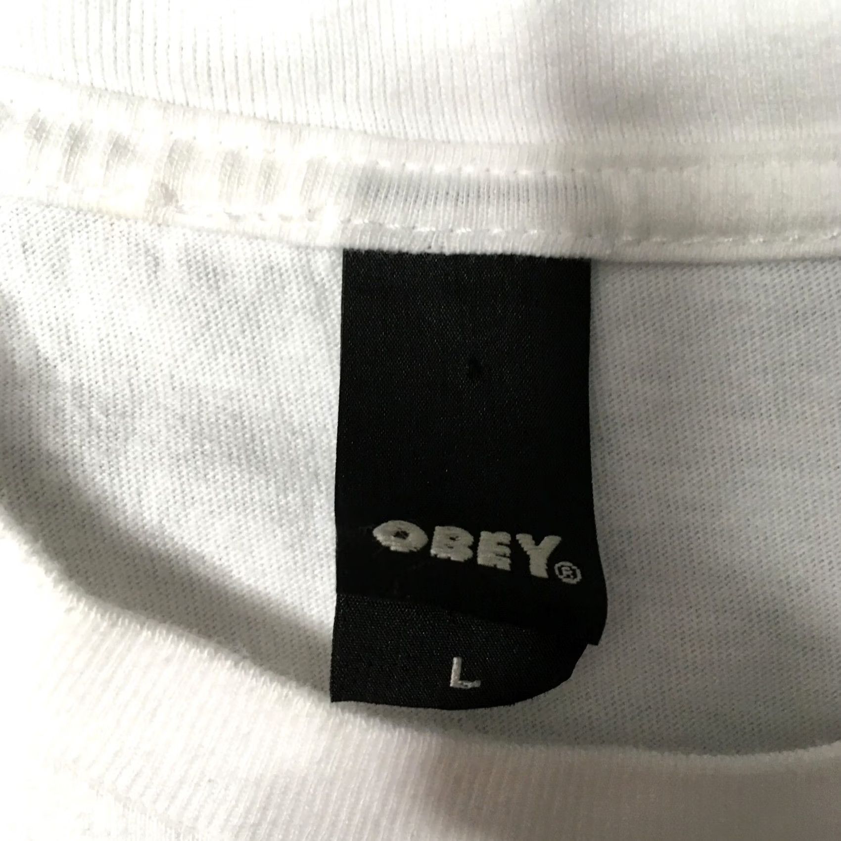 Obey OBEY War Is Over SS Graphic T-shirt Airplane Size L White Men’s Shirt City? Size US L / EU 52-54 / 3 - 3 Thumbnail