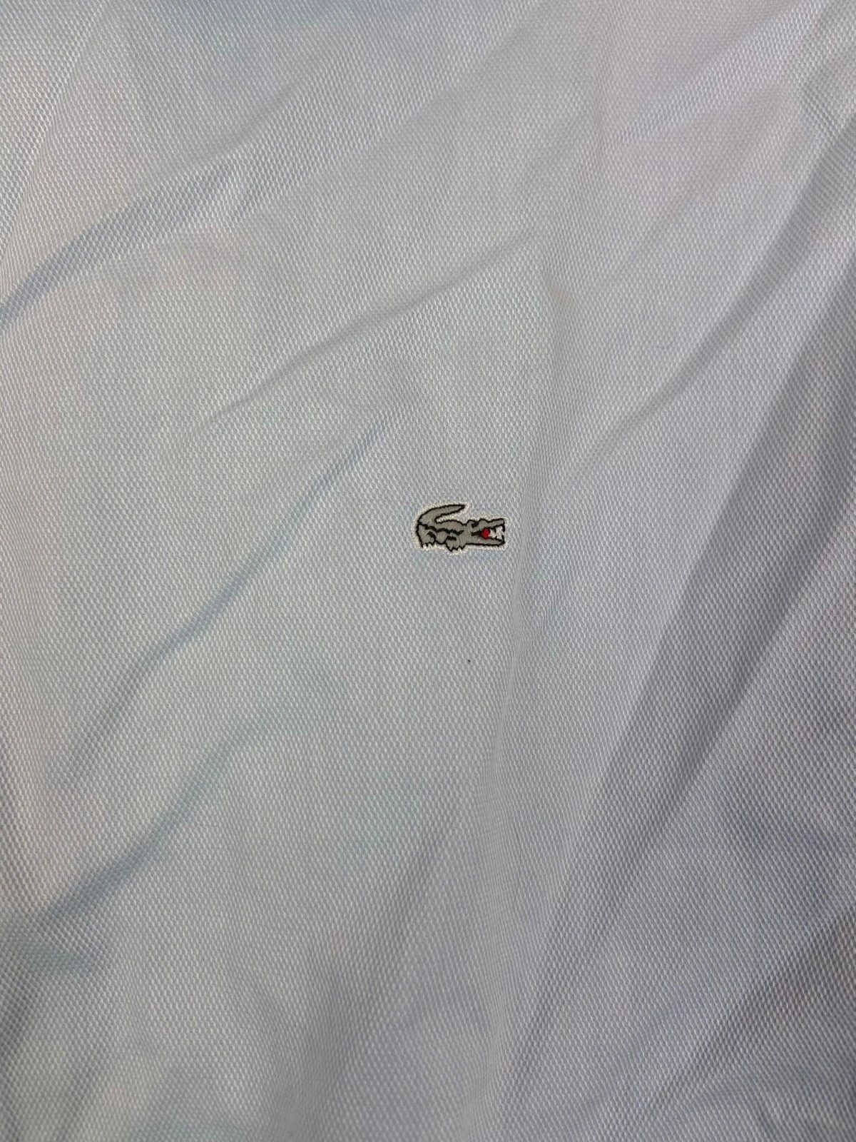 Lacoste Lacoste Shirt Baby Blue Long Sleeve Embroidered Logo Size US XL / EU 56 / 4 - 2 Thumbnail