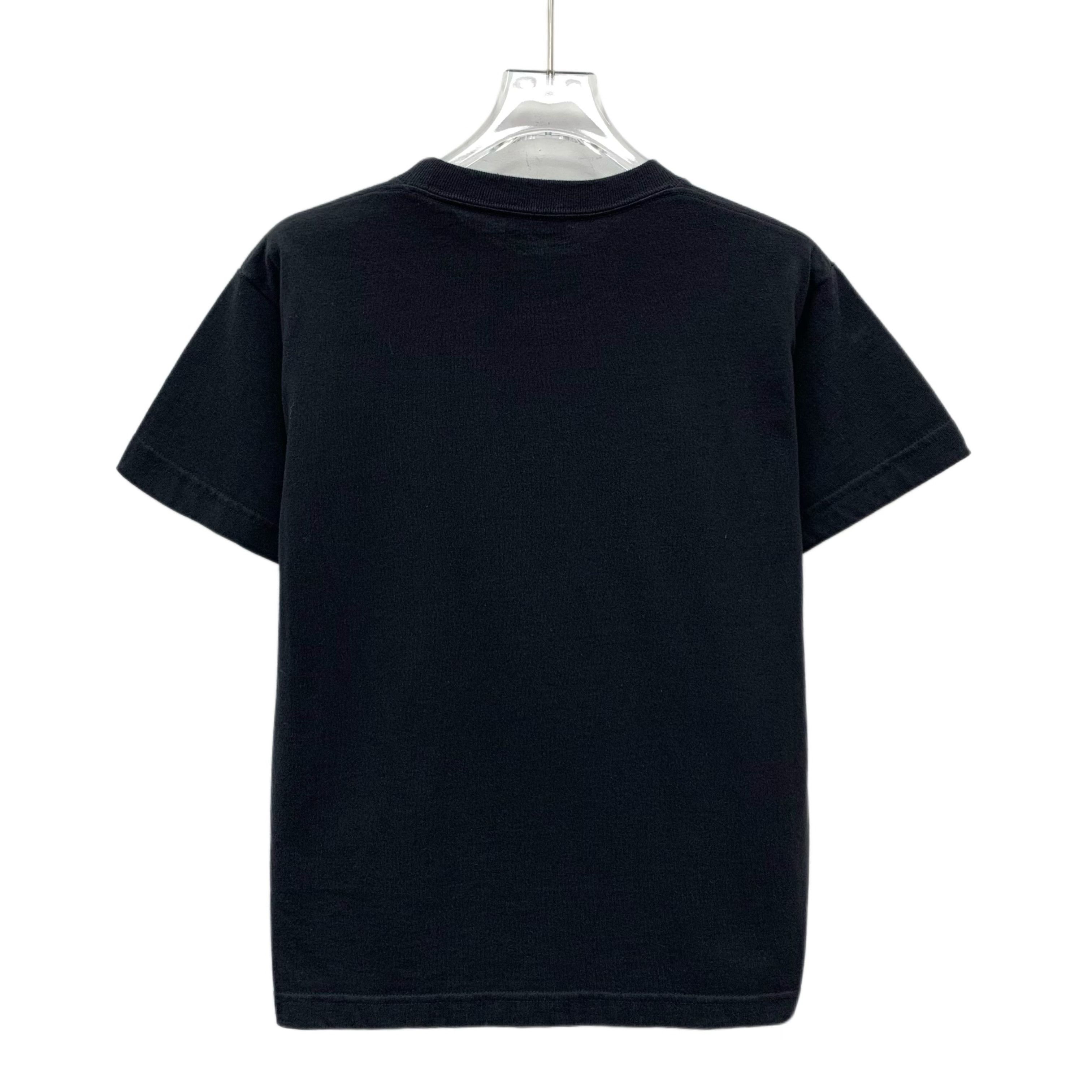 Balenciaga Balenciaga Logo Print Cotton T-Shirt Black (L) Size US L / EU 52-54 / 3 - 2 Thumbnail