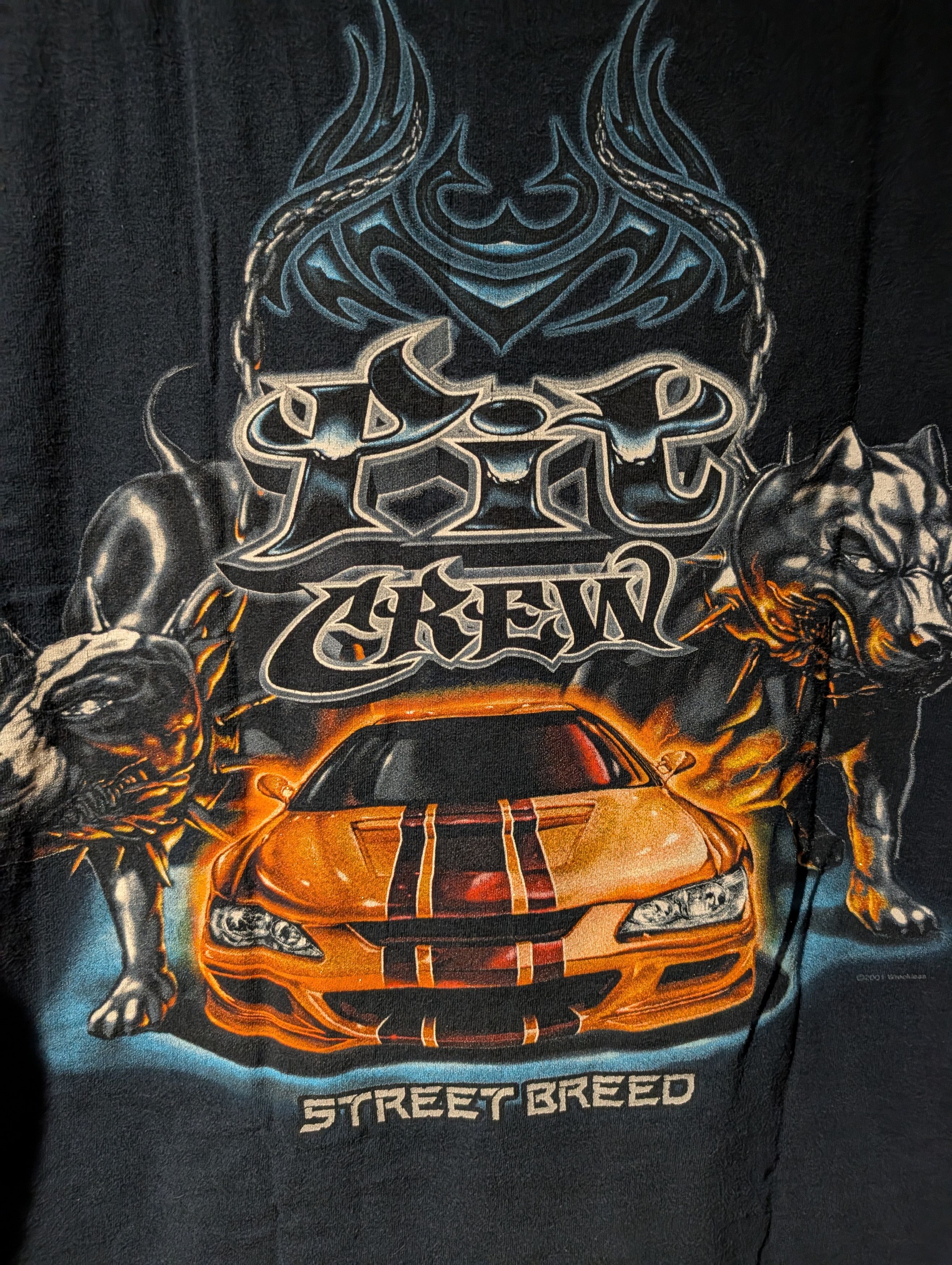 Homies Vintage Street Breed Pit Crew Pit Dogs Racing T-Shirt Y2K Size US XL / EU 56 / 4 - 2 Thumbnail