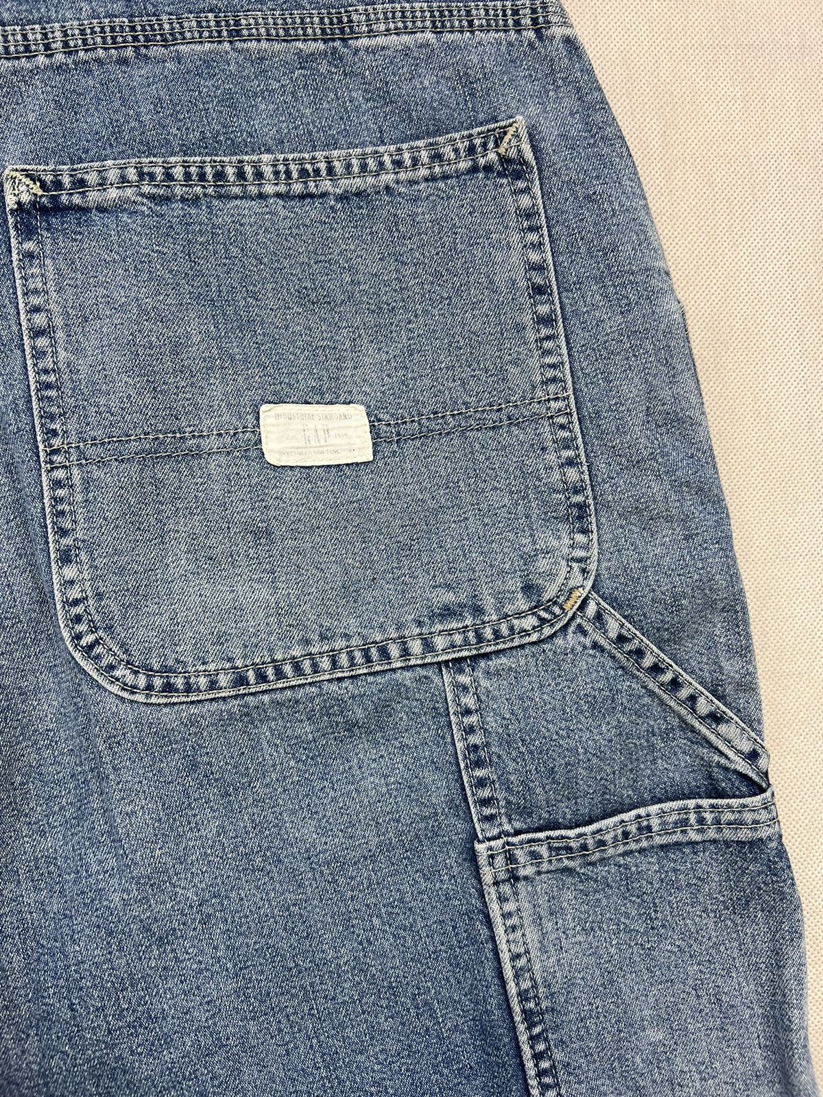 Gap × Vintage Baggy Shorts GAP Carpenter Single Knee Hip Hop Rap Size US 38 / EU 54 - 4 Thumbnail