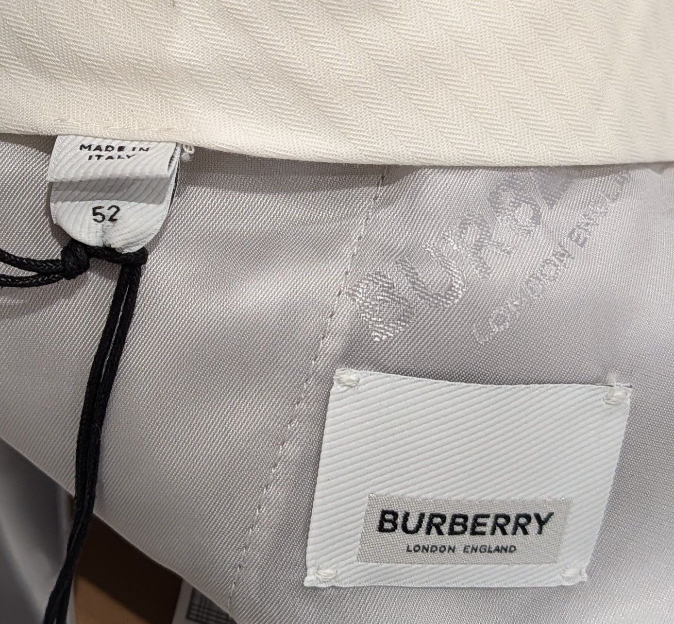 Burberry Burberry Straight Leg Wool Trousers Grey Taupe 52 US 36 Size US 36 / EU 52 - 7 Thumbnail