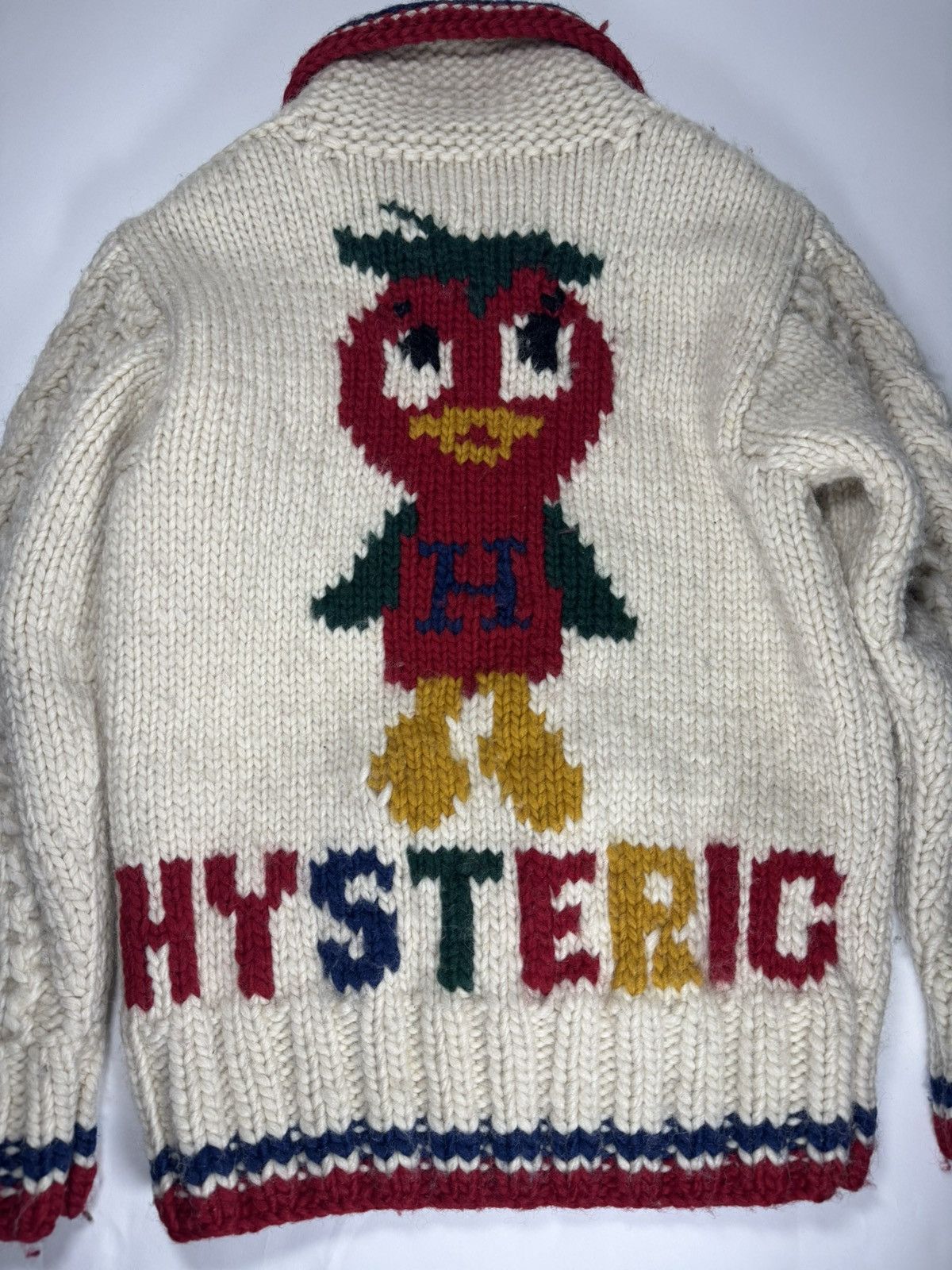Hysteric Glamour トマトバード カーディガン Hysteric Glamour Tomato Bird Cowichan | Grailed