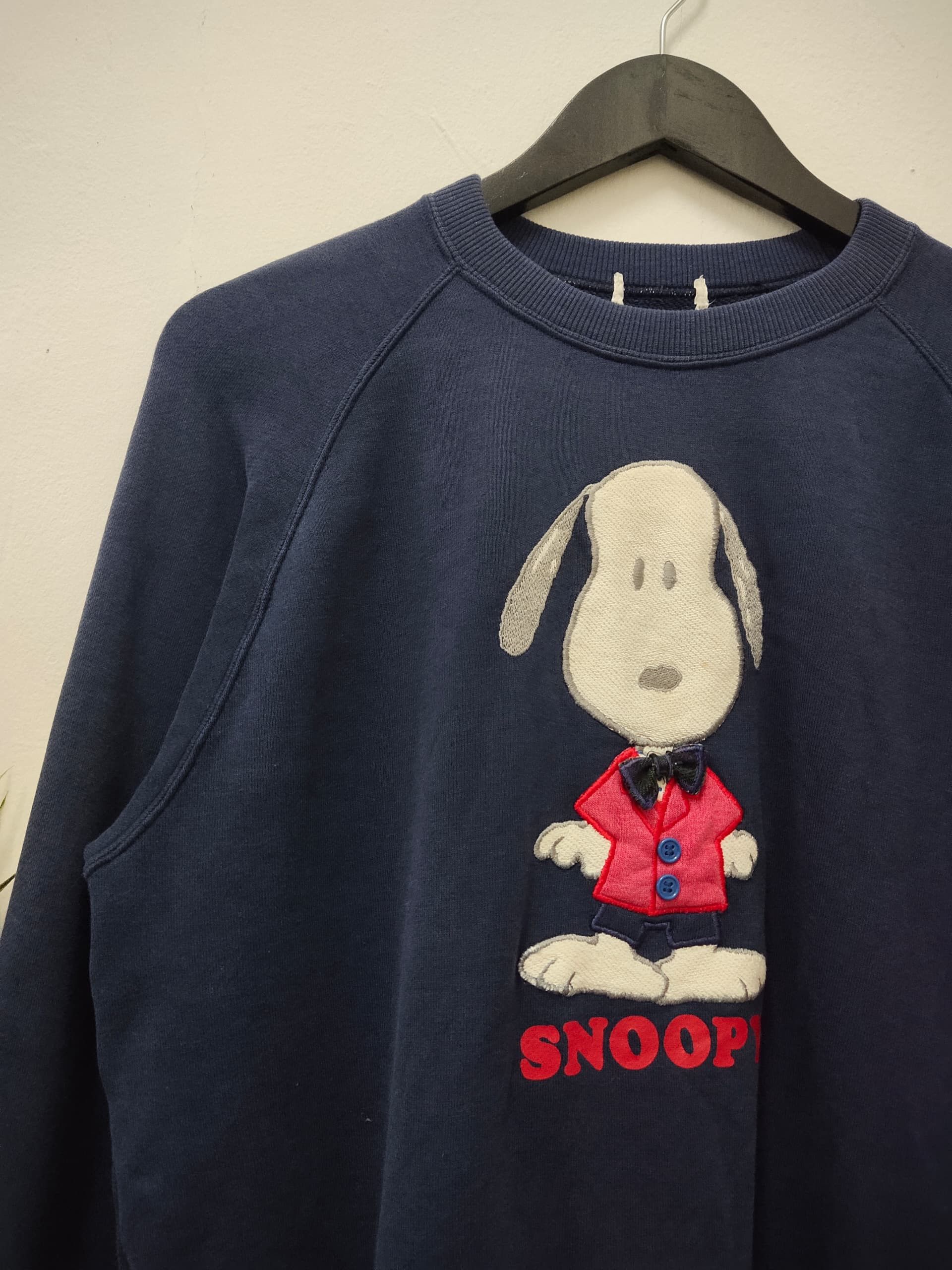 Cartoon Network Vintage 90s Snoopy movie Embroidery patchwork sweatshirt Size US M / EU 48-50 / 2 - 7 Thumbnail