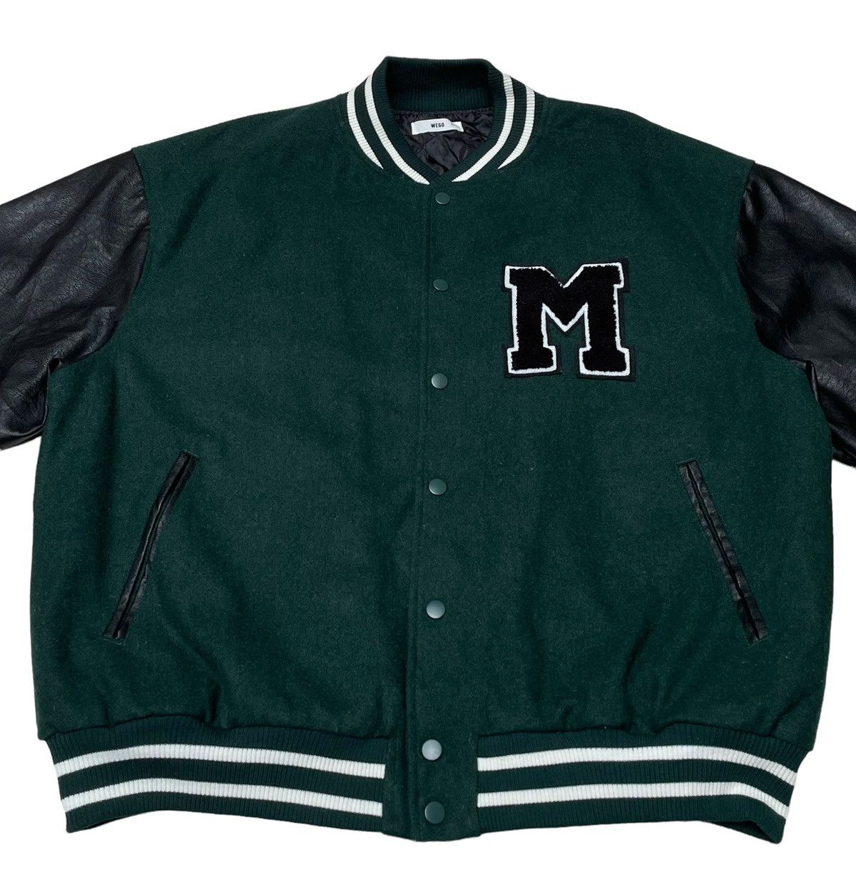 Designer × Japanese Brand × Vintage Vintage Japanese Brand Wego Varsity Jacket 2000s Size US L / EU 52-54 / 3 - 3 Thumbnail