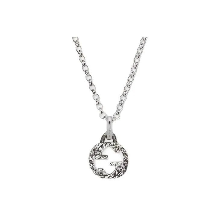 Gucci Gucci Interlocking G Silver Vintage Necklace Size ONE SIZE - 1 Thumbnail