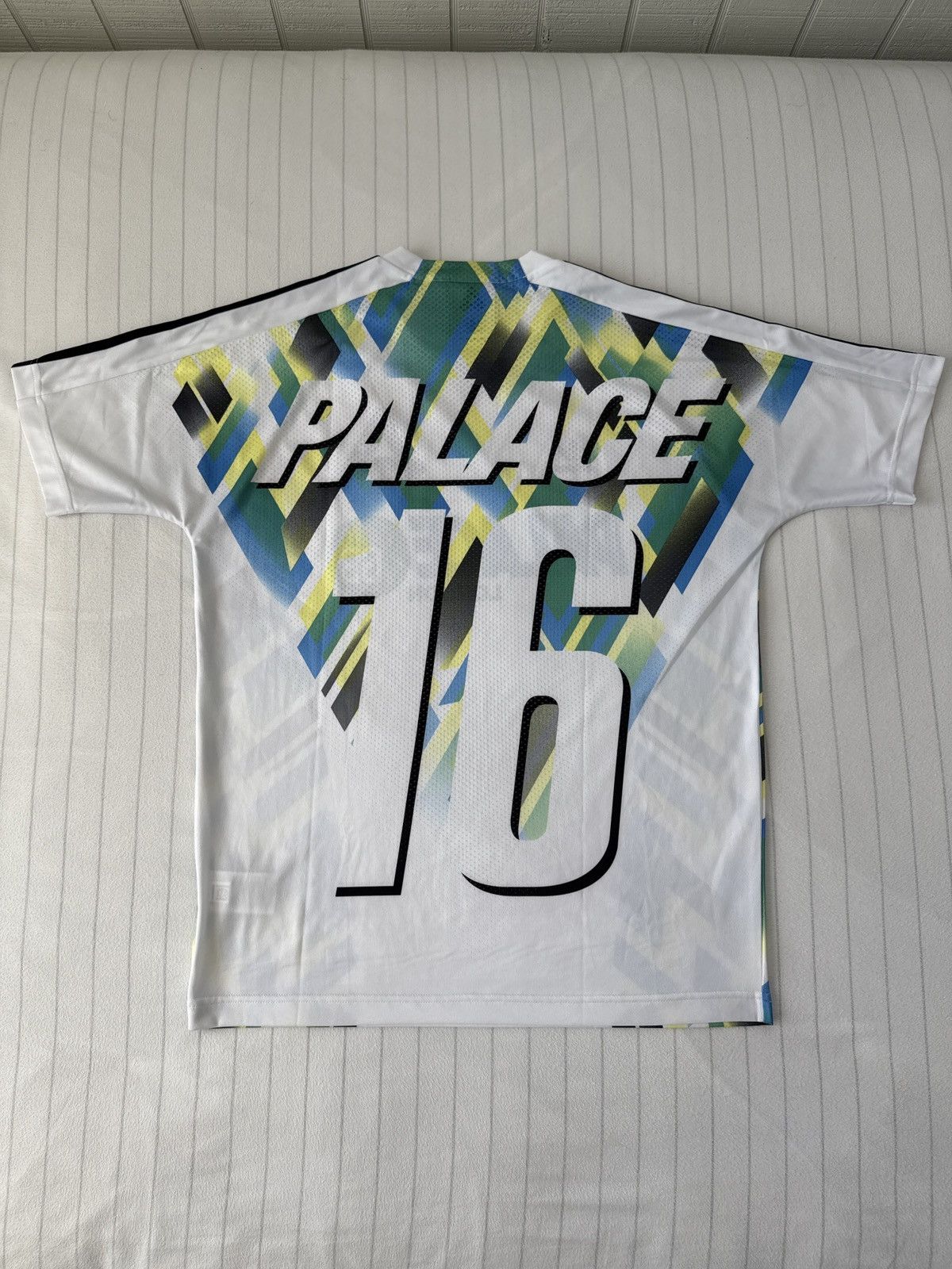Adidas × Palace Palace Adidas Home Jersey White/Black Size Medium Size US M / EU 48-50 / 2 - 4 Thumbnail