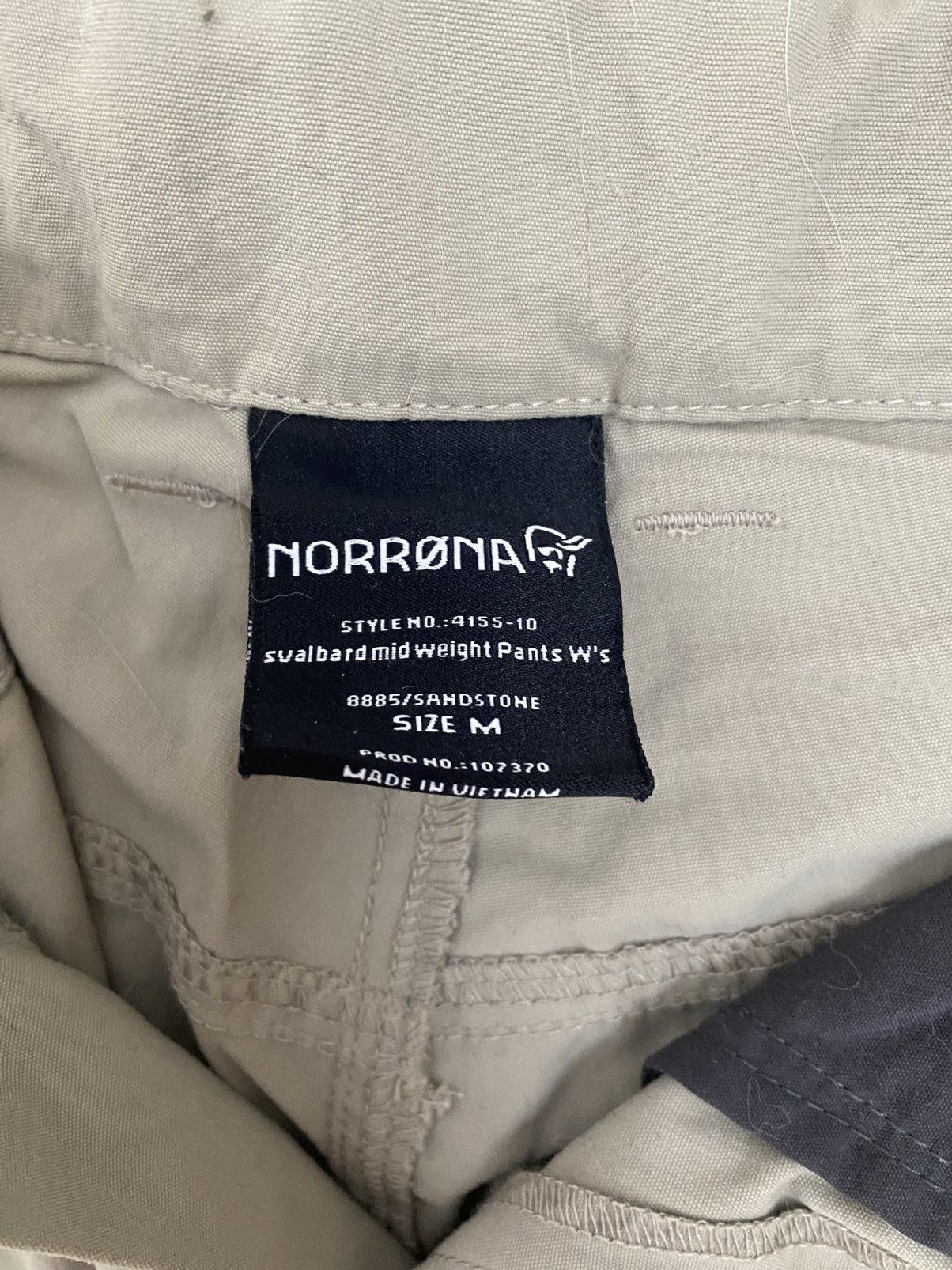 Norrona Norrona svalbard hiking tracking pants beige size M Women Size 28" / US 6 / IT 42 - 7 Thumbnail