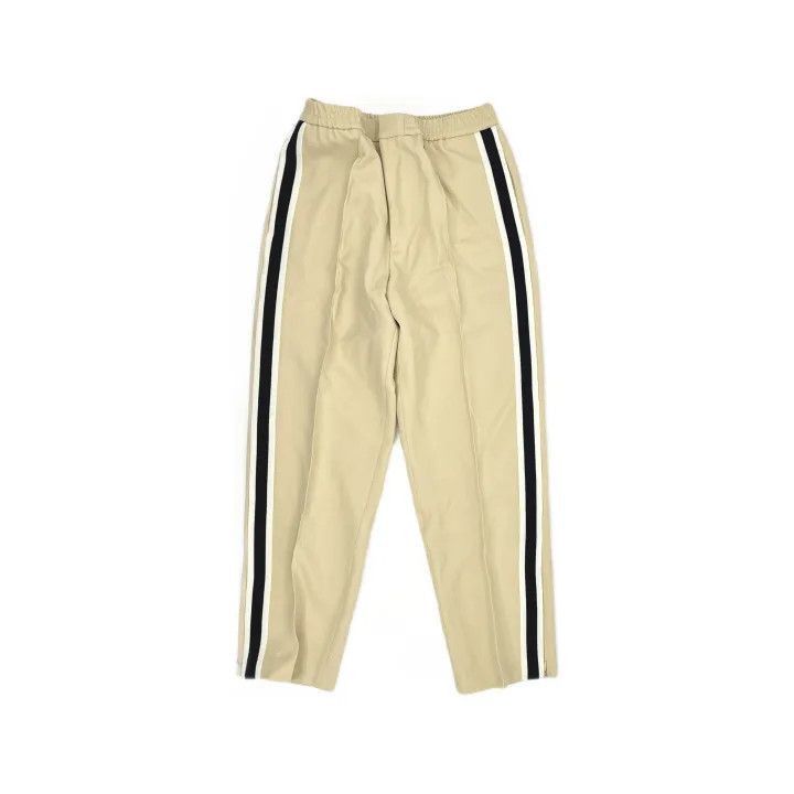 AMI AMIPARIS Brown Striped Relaxed Fit Trousers -2507 Size US 34 / EU 50 - 2 Thumbnail