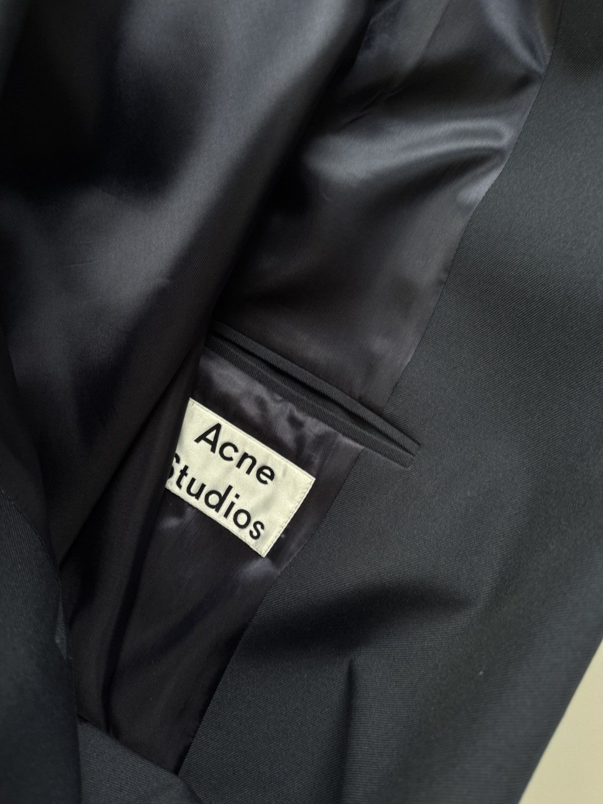 Acne Studios ACNE STUDIOS TAILORED SUIT DARK NAVY FN-MN-SUIT000006 Size 52S - 7 Thumbnail