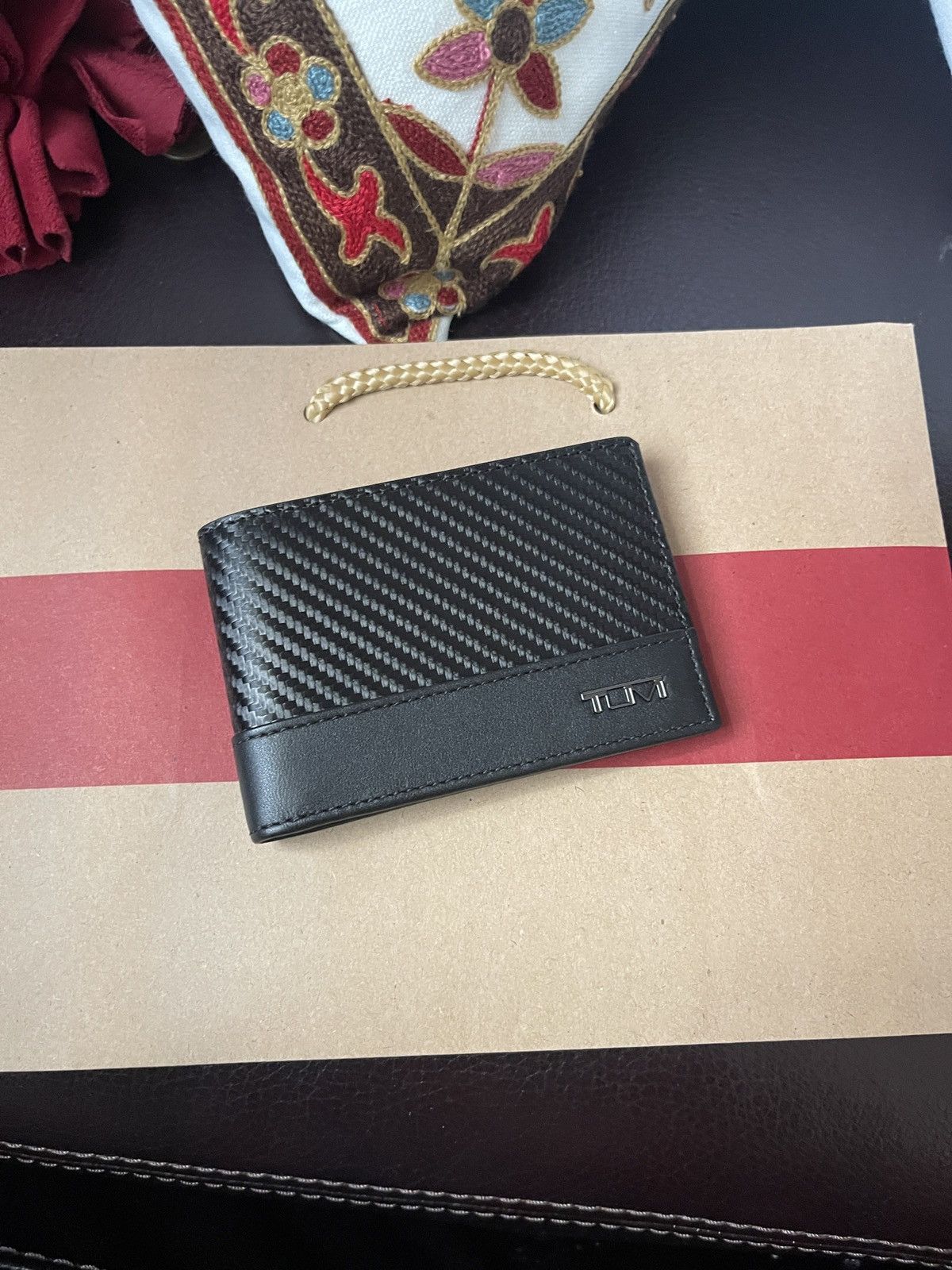 Tumi NWT TUMI horizon slg slim single billfold wallet leather Size ONE SIZE - 3 Thumbnail