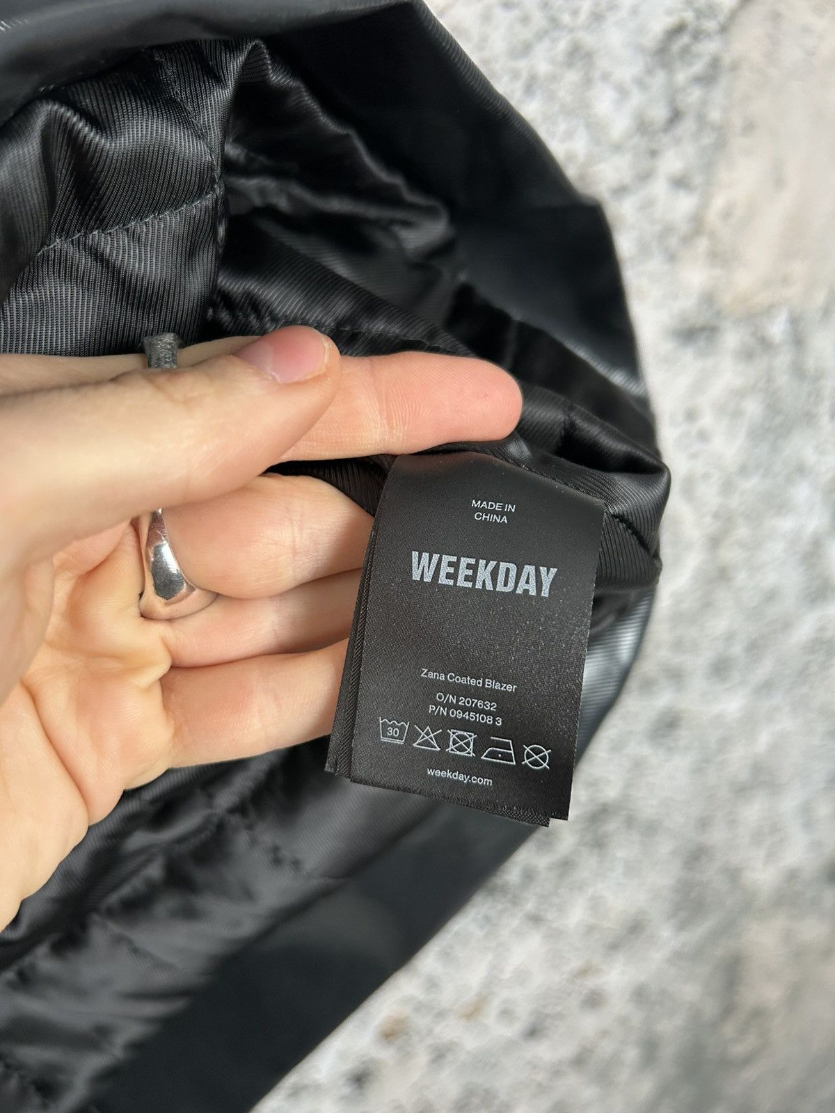 Weekday Weekday Black Leather Jacket Avantgarde Grunge Rock Punk Size US S / EU 44-46 / 1 - 8 Thumbnail