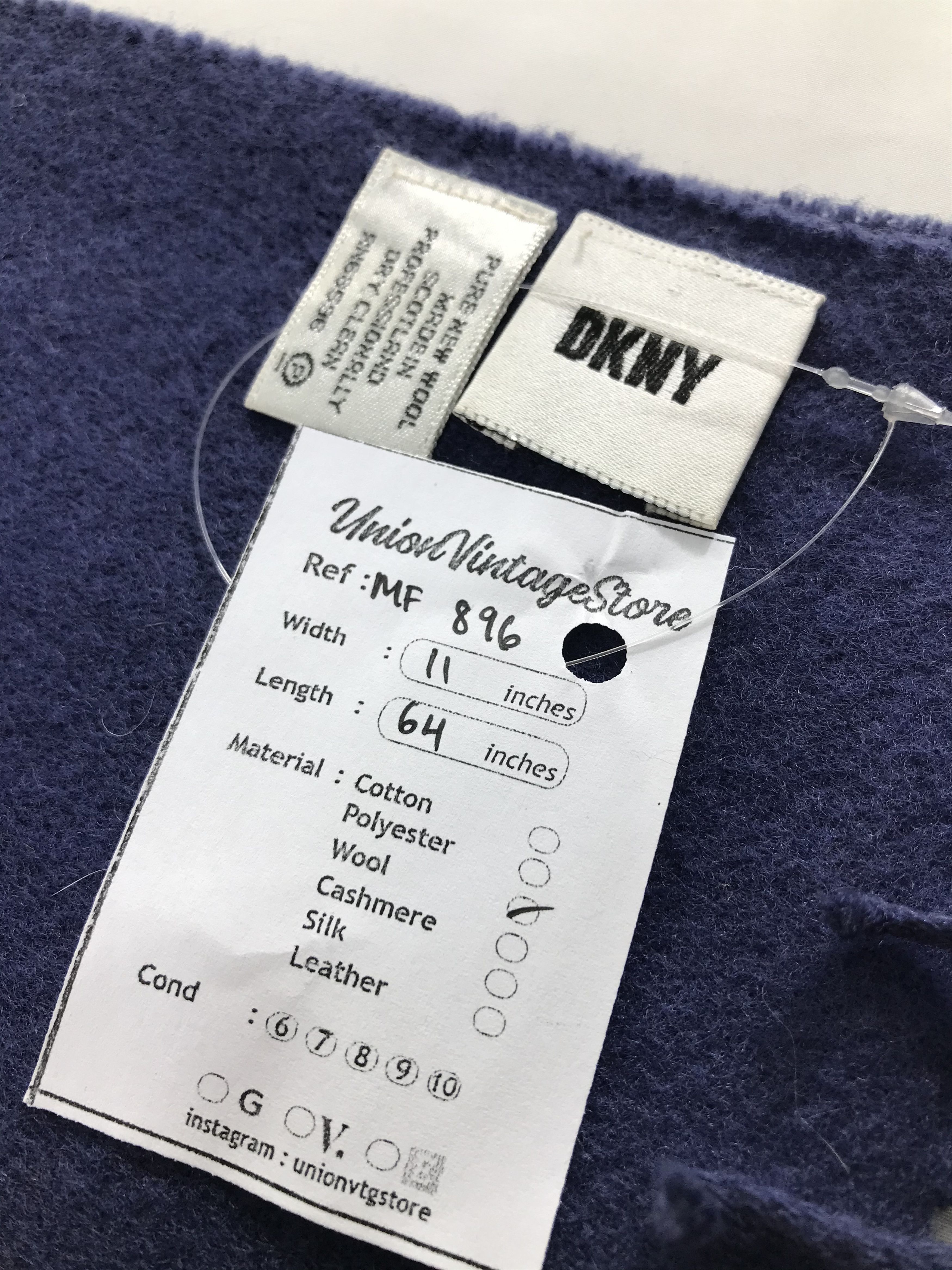 DKNY Vintage DKNY Scarf/Muffler/Neckwear MF896 Size ONE SIZE - 5 Thumbnail