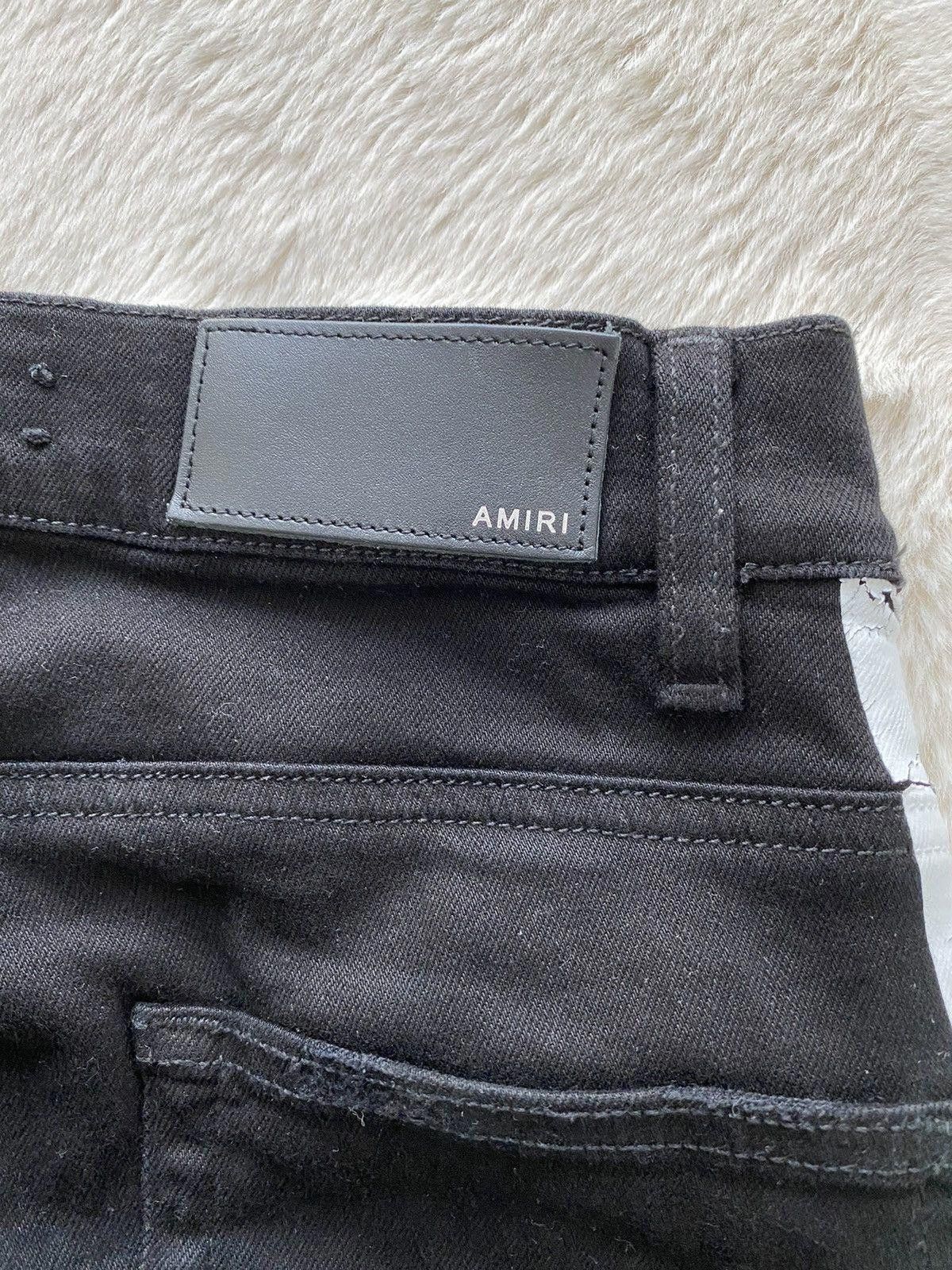 Amiri Amiri Black Track Denim Jeans Size US 29 - 3 Thumbnail