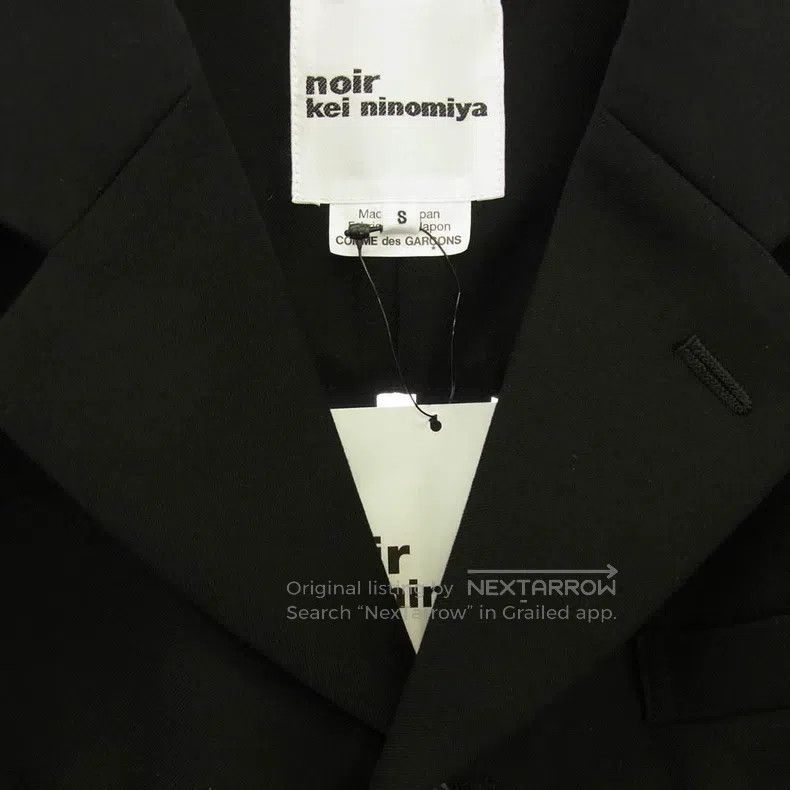 Comme des Garcons Comme des Garcons size S Black vintage design jumpsuit Size 23" - 3 Thumbnail