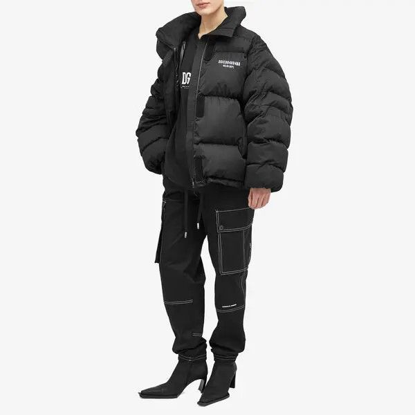 Dolce & Gabbana o1y0825 Turtleneck Shell Jacket in Black Size S / US 4 / IT 40 - 5 Thumbnail
