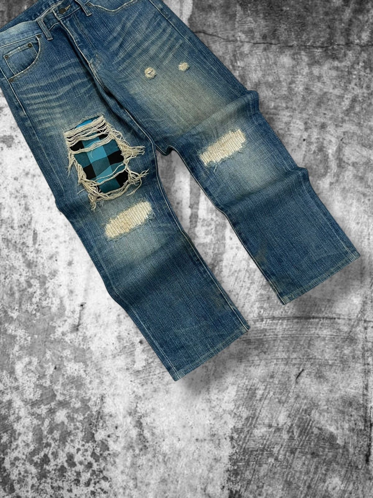Hysteric Glamour Vintage Japan Designer 90’s Nylaus Iconic Grunge Distressed Size US 30 / EU 46 - 2 Thumbnail