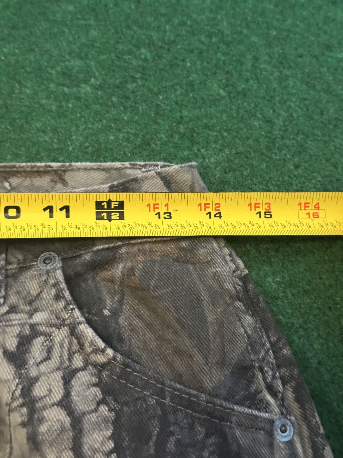 Realtree Vintage 90s Realtree Hardwoods 20-200 Camo Wrangler Pants Size US 28 / EU 44 - 4 Thumbnail