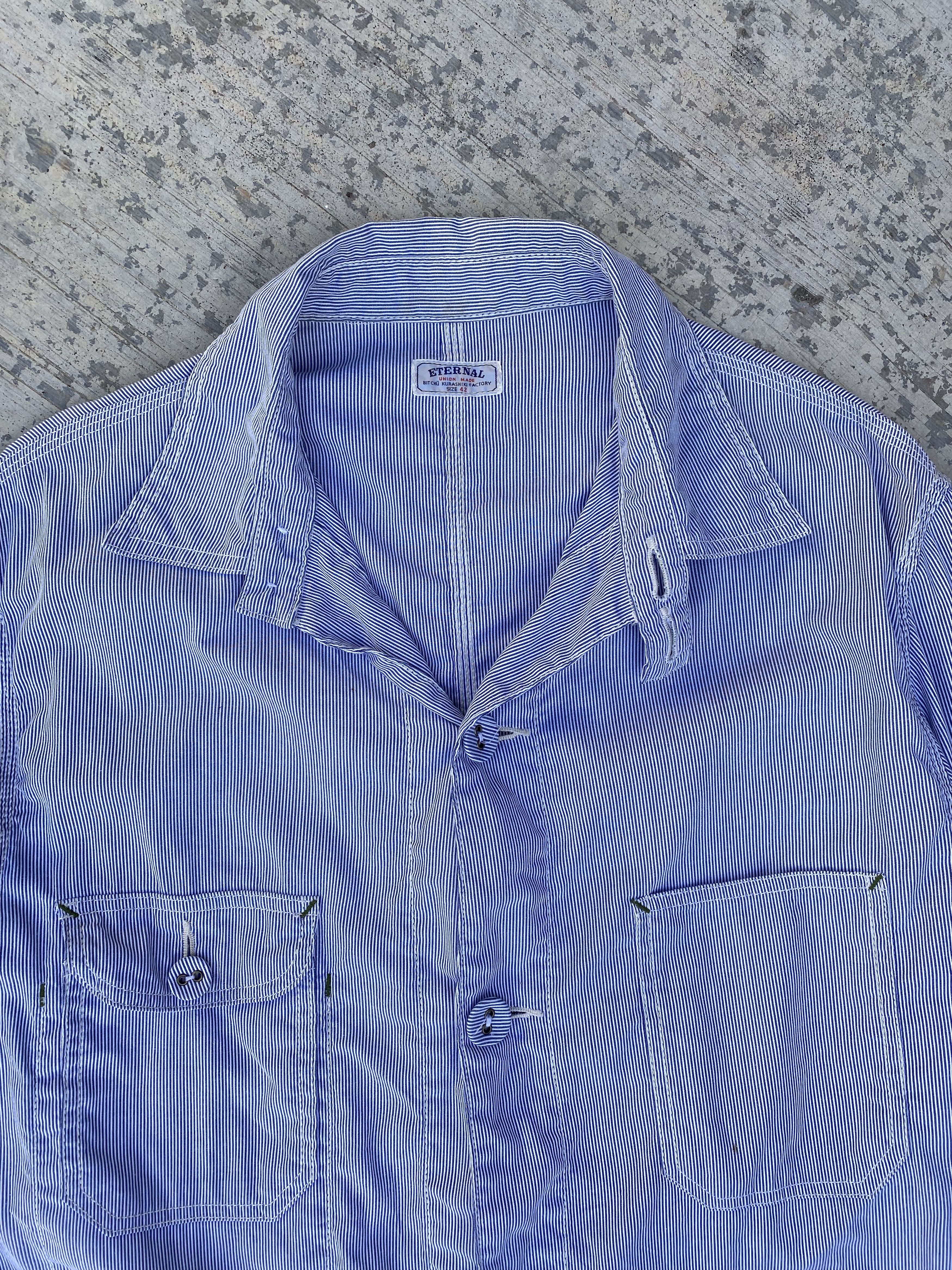 Eternal Eternal worrlwear hickory blue chore jacket Size US M / EU 48-50 / 2 - 4 Thumbnail